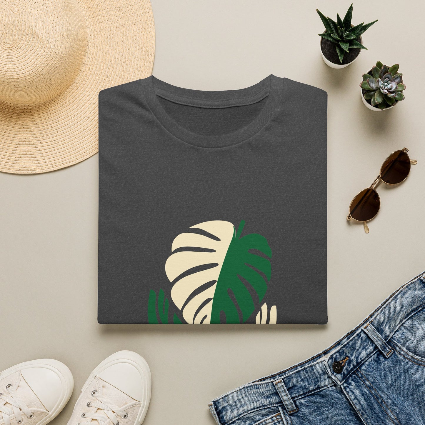 Monstera Leaf Tee - Aroid Addict — Tropical Plant Lover T-Shirt