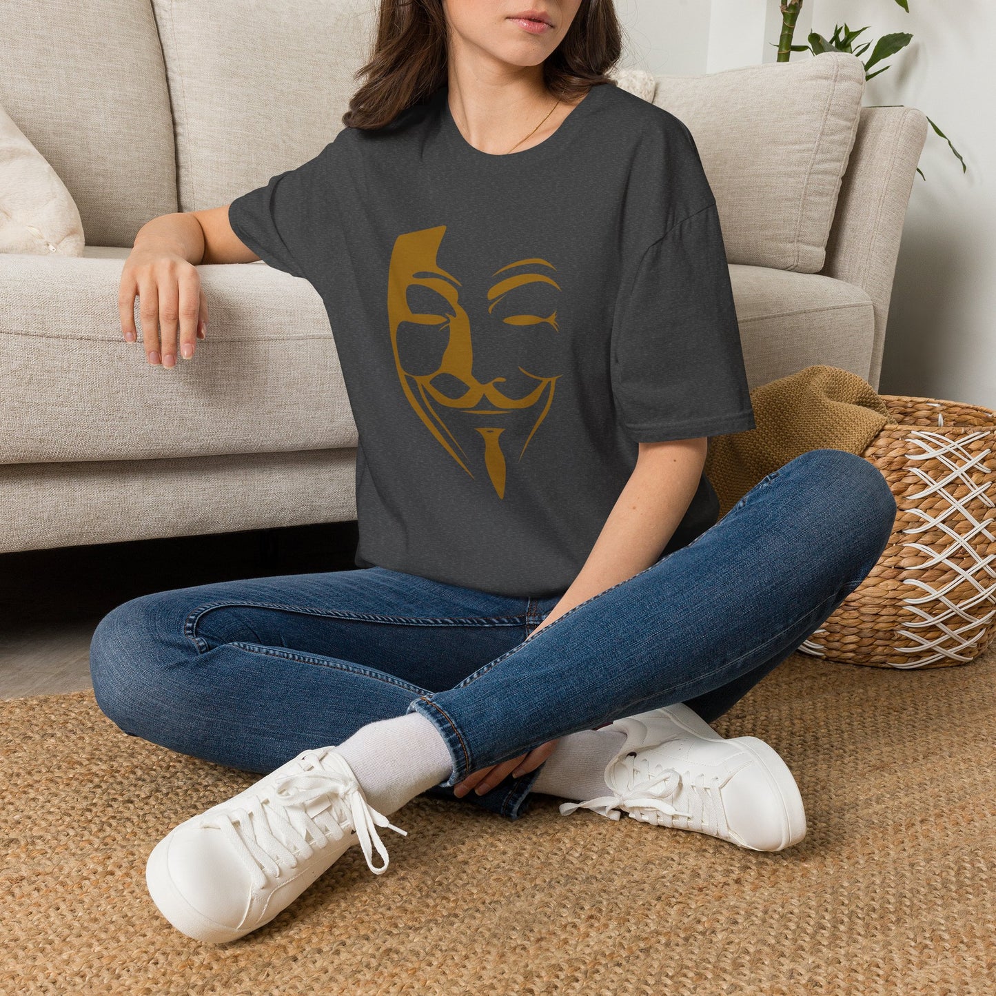 Guy Fawkes Mask T-Shirt — Anonymous/V for Vendetta Inspired Graphic Tee