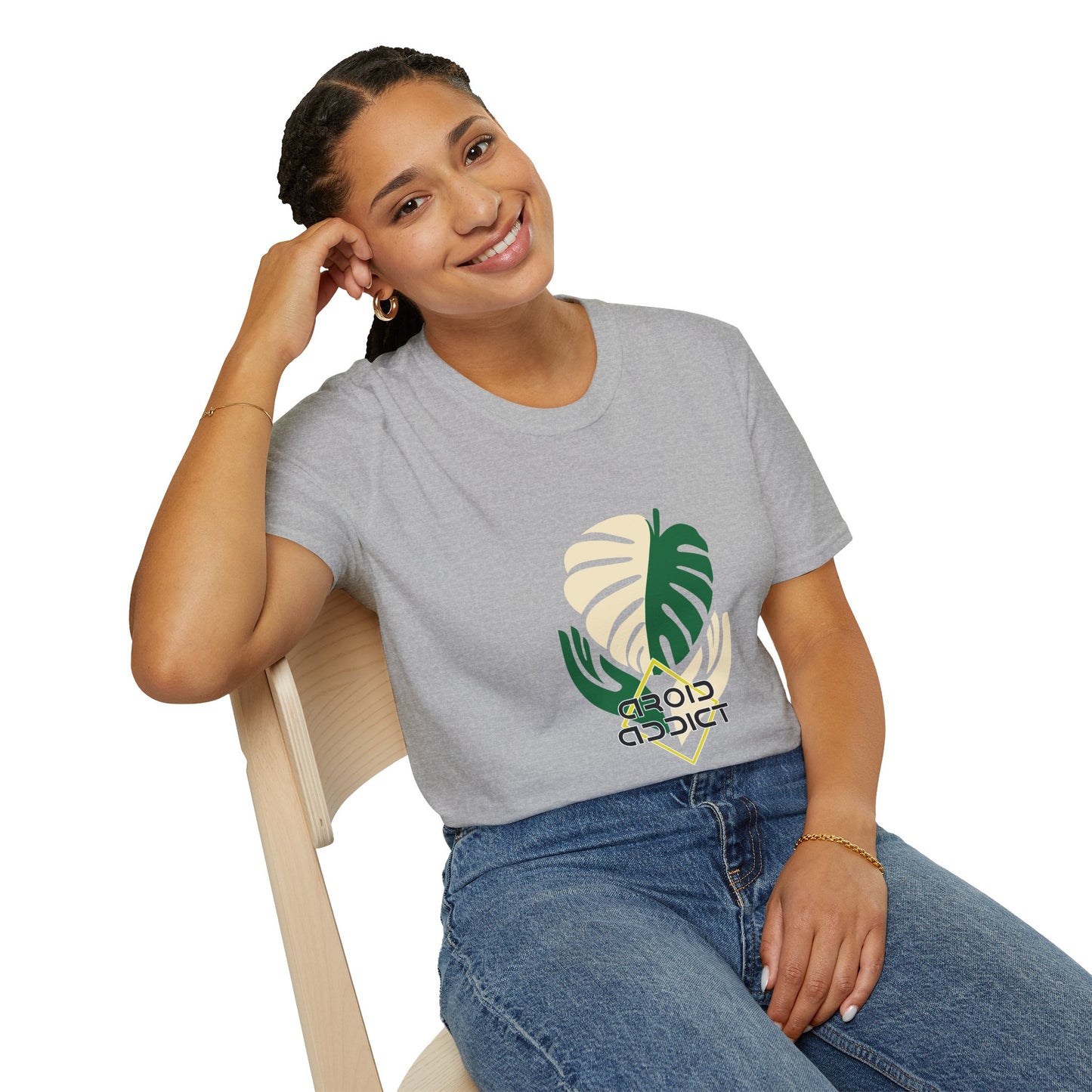 Monstera Leaf Tee - Aroid Addict — Tropical Plant Lover T-Shirt