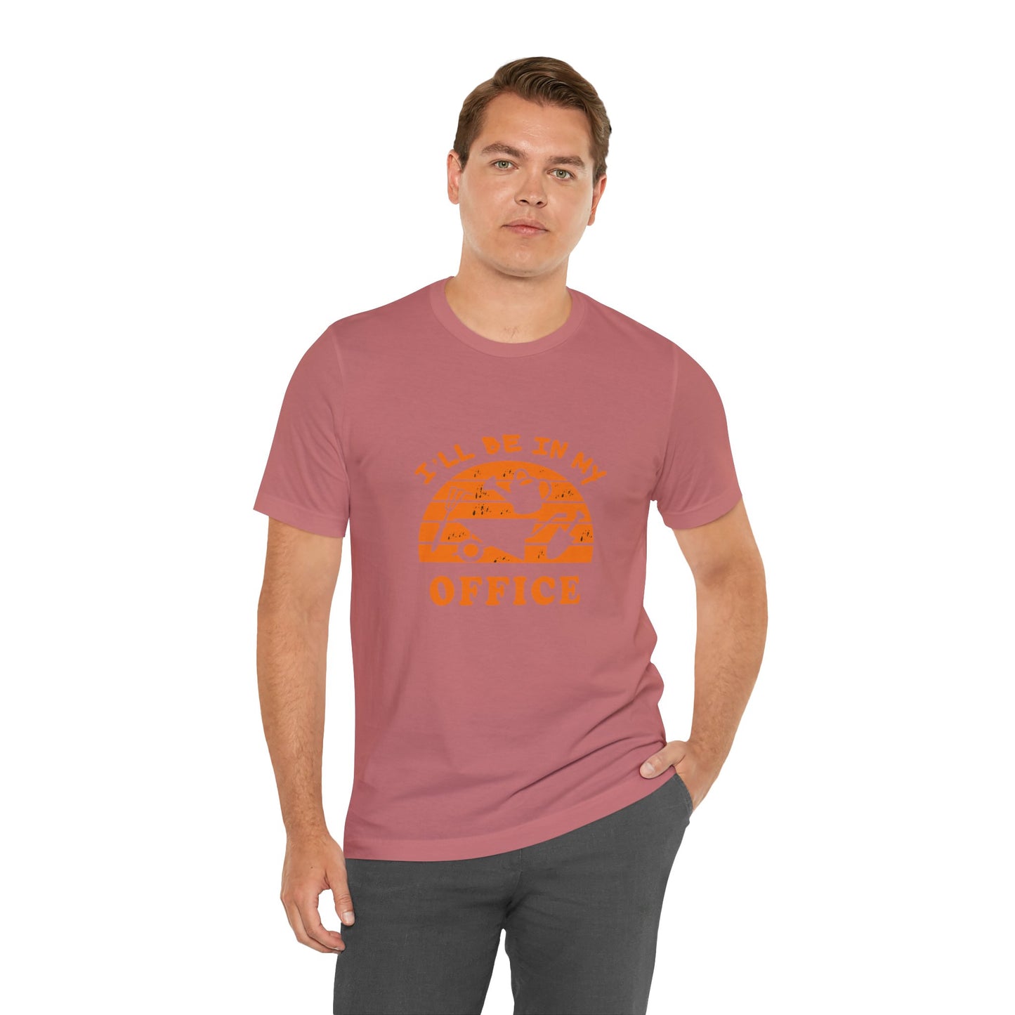 I'll Be In My Office T-Shirt — Gardening Watering Can Graphic Tee