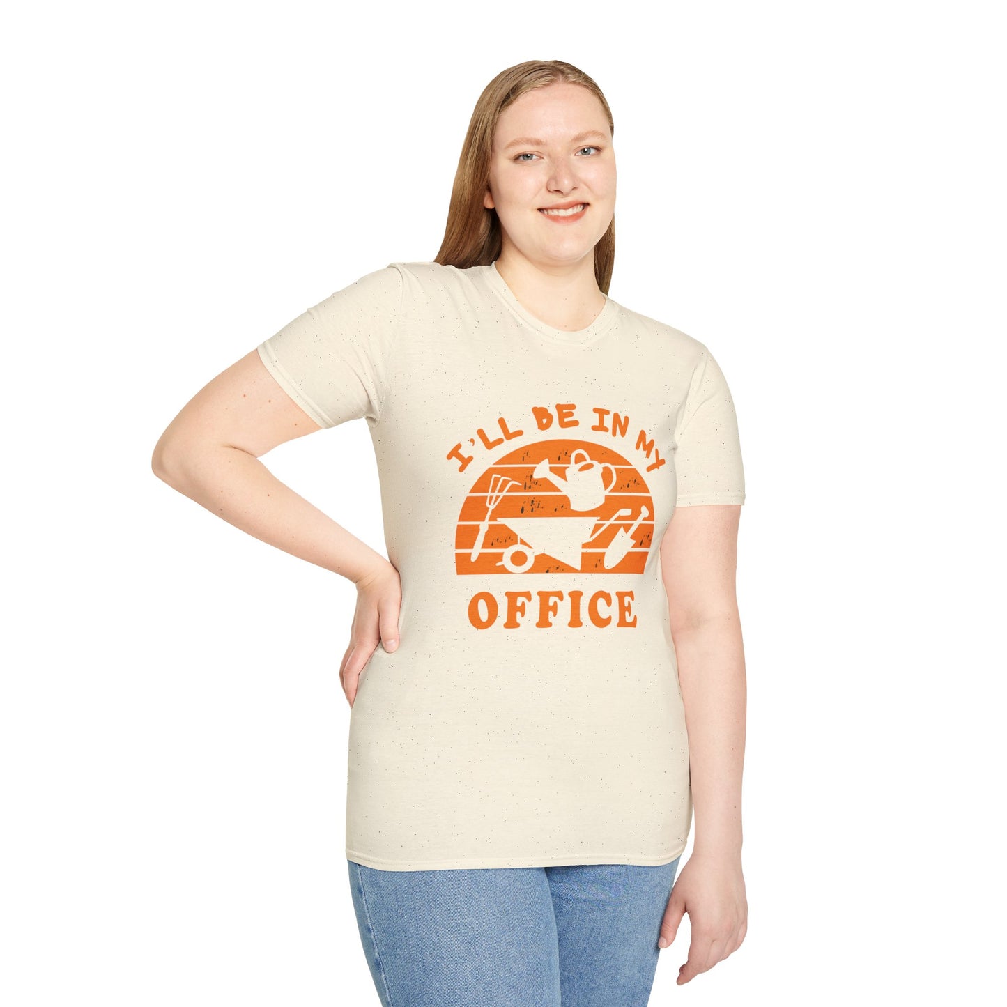 I'll Be In My Office T-Shirt — Funny Gardening Tee with Watering Can