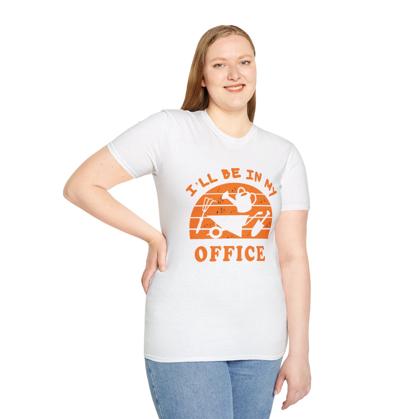 I'll Be In My Office T-Shirt — Funny Gardening Tee with Watering Can