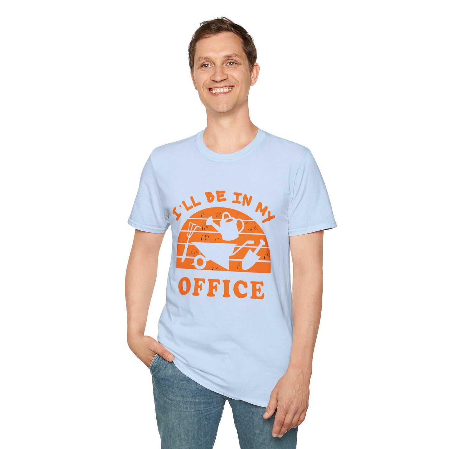I'll Be In My Office T-Shirt — Funny Gardening Tee with Watering Can