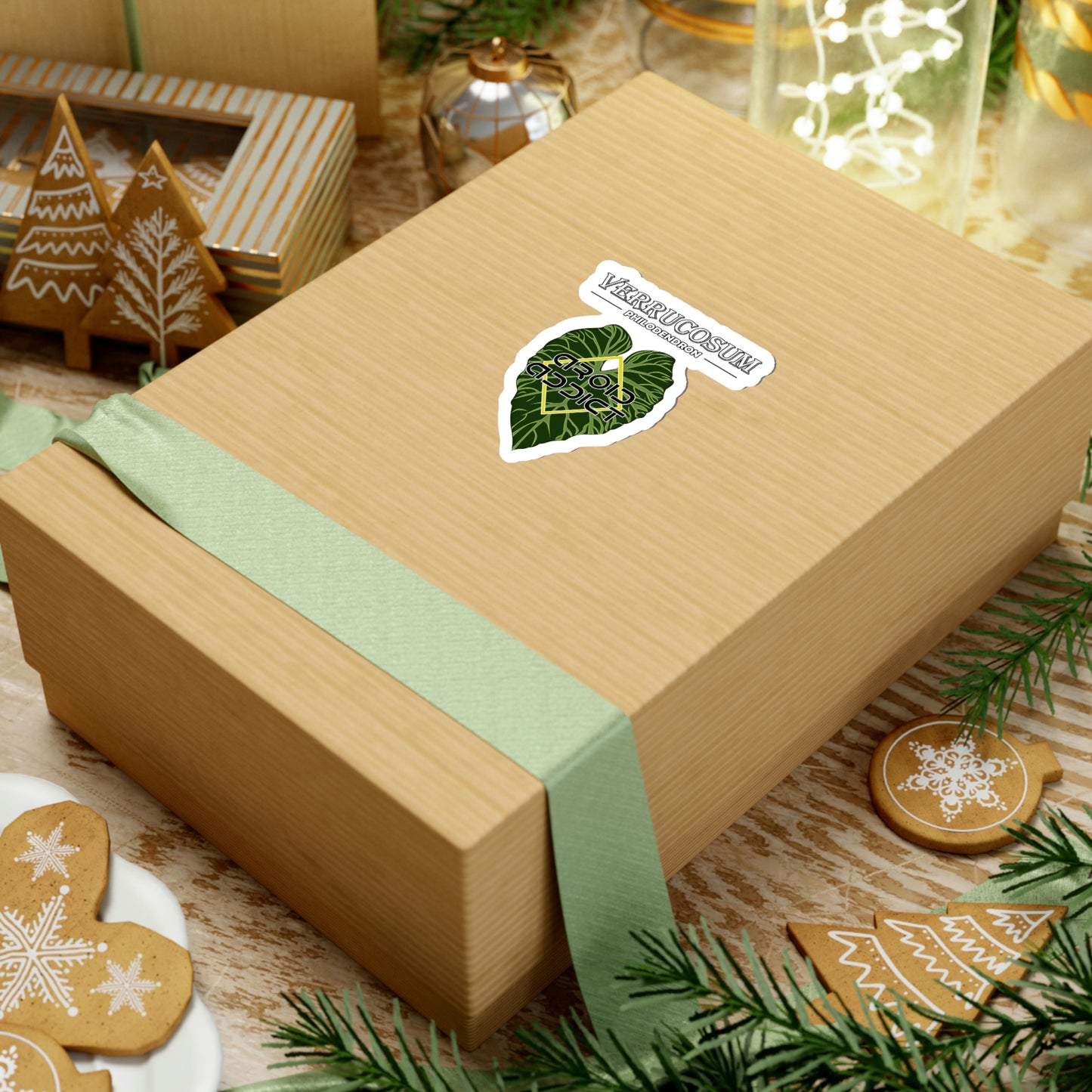 Kiss-Cut Stickers Philodendron Verrucosum