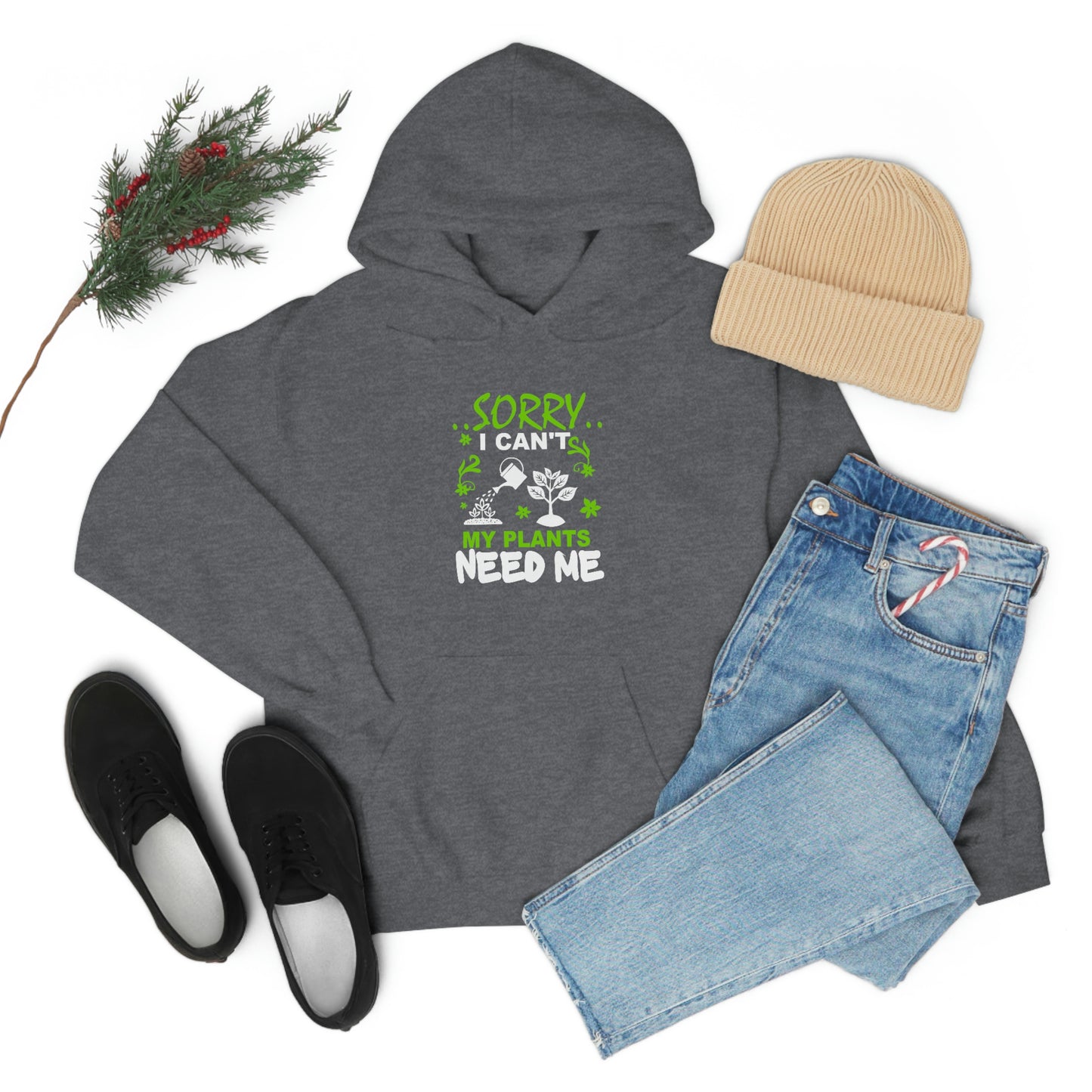 "My Plants Need Me" Unisex Heavy Blend™ Hooded Sweatshirt