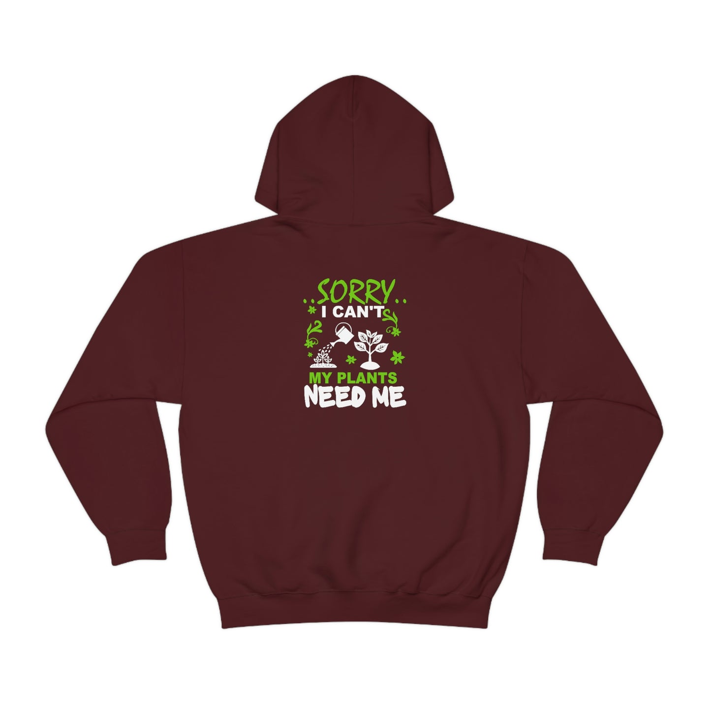 MY PLANTS NEED MY Unisex Heavy Blend™ Hooded Sweatshirt