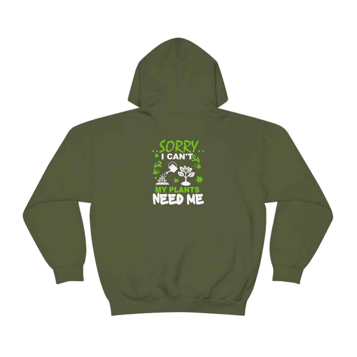 MY PLANTS NEED MY Unisex Heavy Blend™ Hooded Sweatshirt