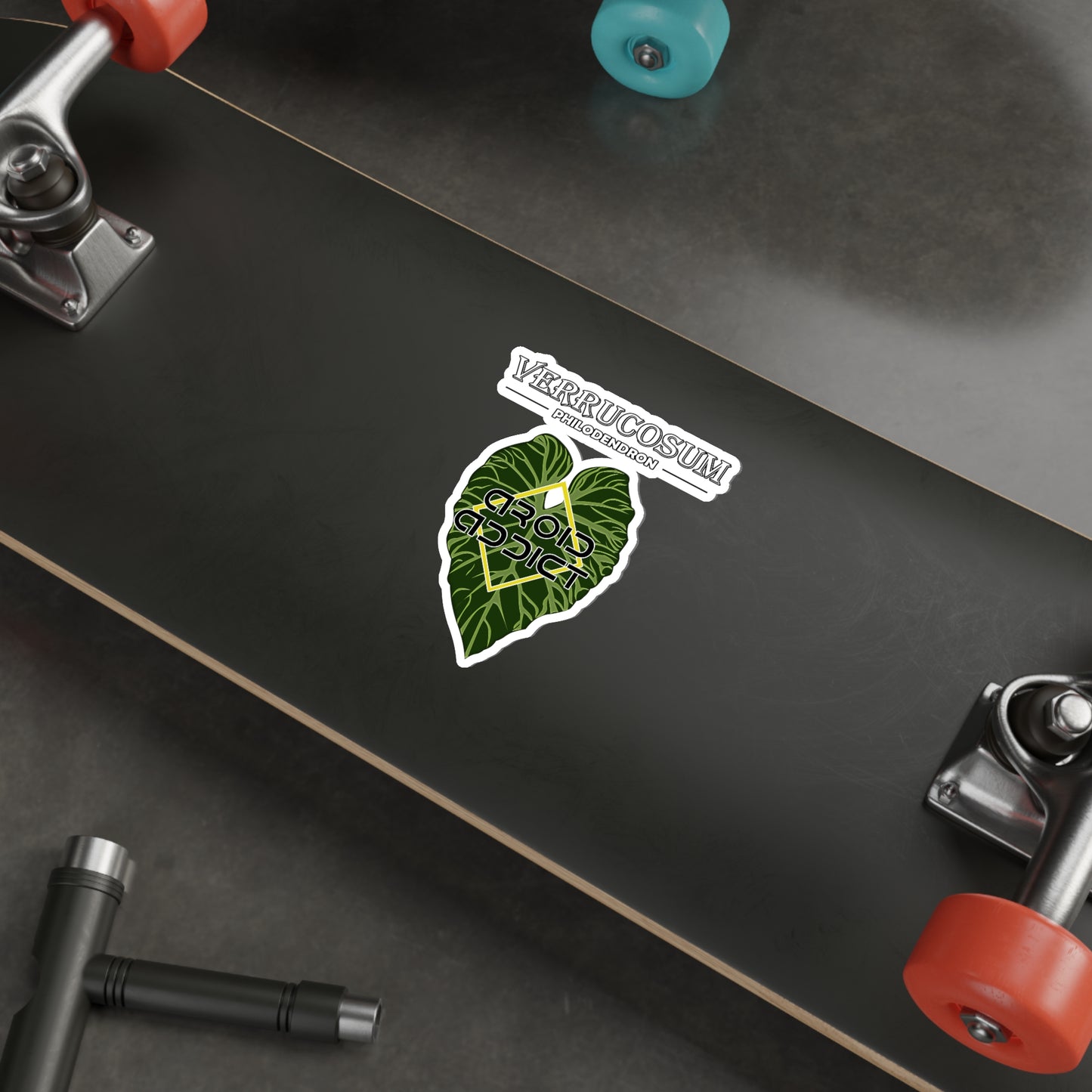 Die-Cut Stickers Philodendron Verrucosum