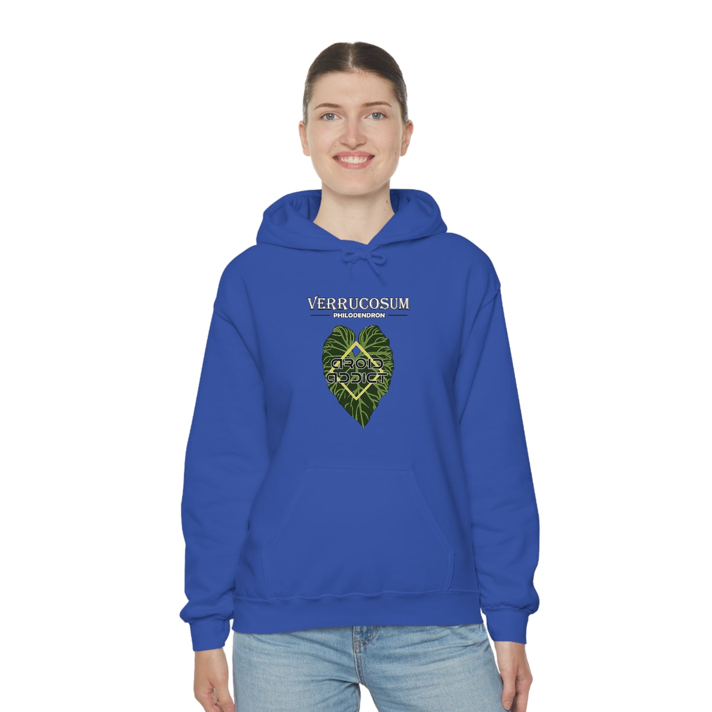 Philodendron Verrucosum Unisex Heavy Blend™ Hooded Sweatshirt