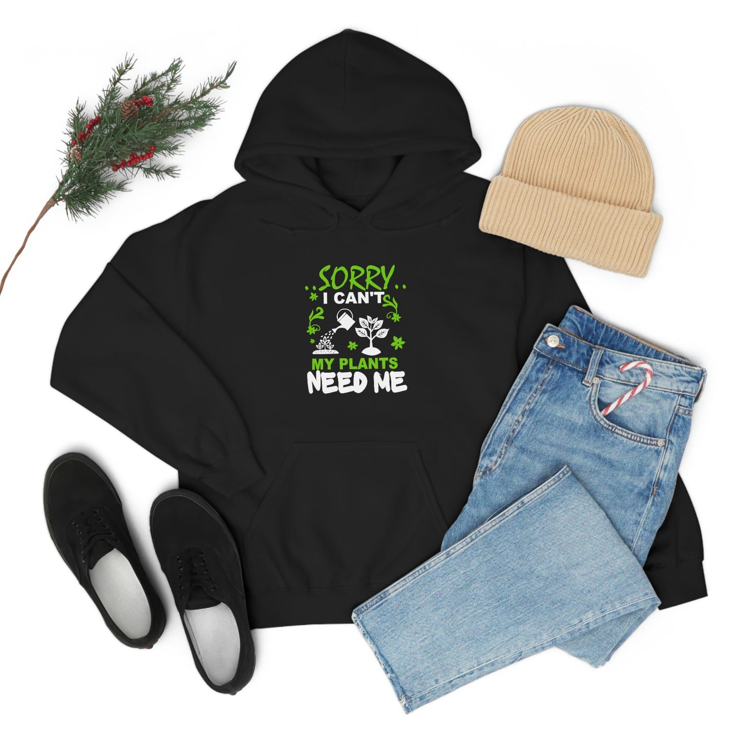 "My Plants Need Me" Unisex Heavy Blend™ Hooded Sweatshirt
