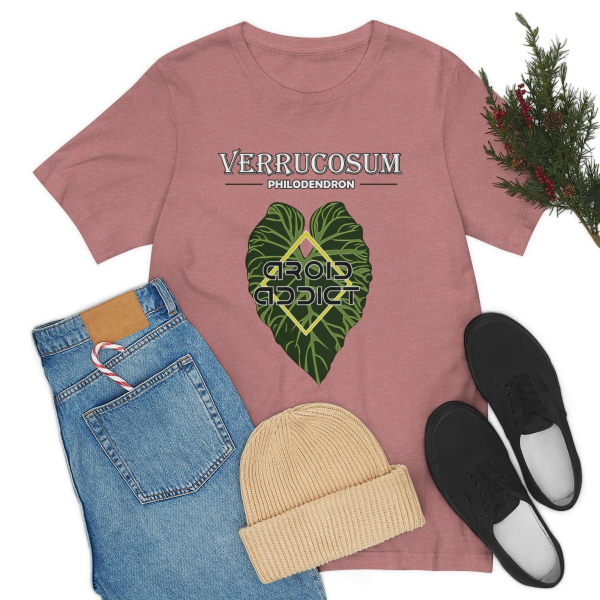 Philodendron Verrucosum Unisex Jersey Short Sleeve Tee