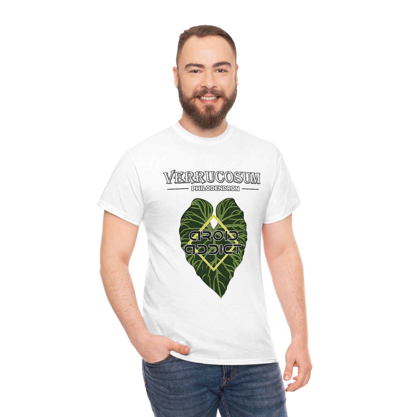 Philodendron Verrucosum Lovers Unisex Heavy Cotton Tee