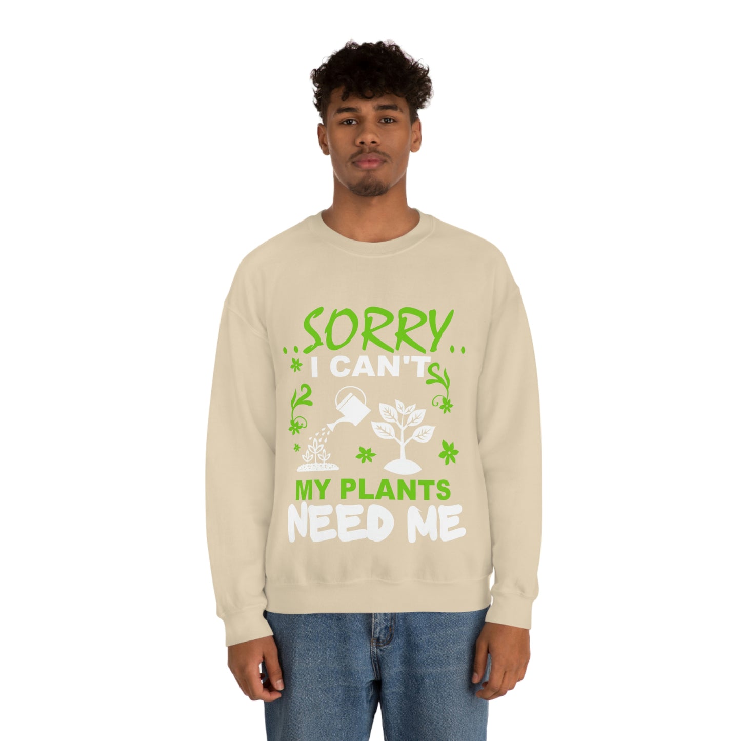 My Plant Need Me Unisex Heavy Blend™ Crewneck Sweatshirt