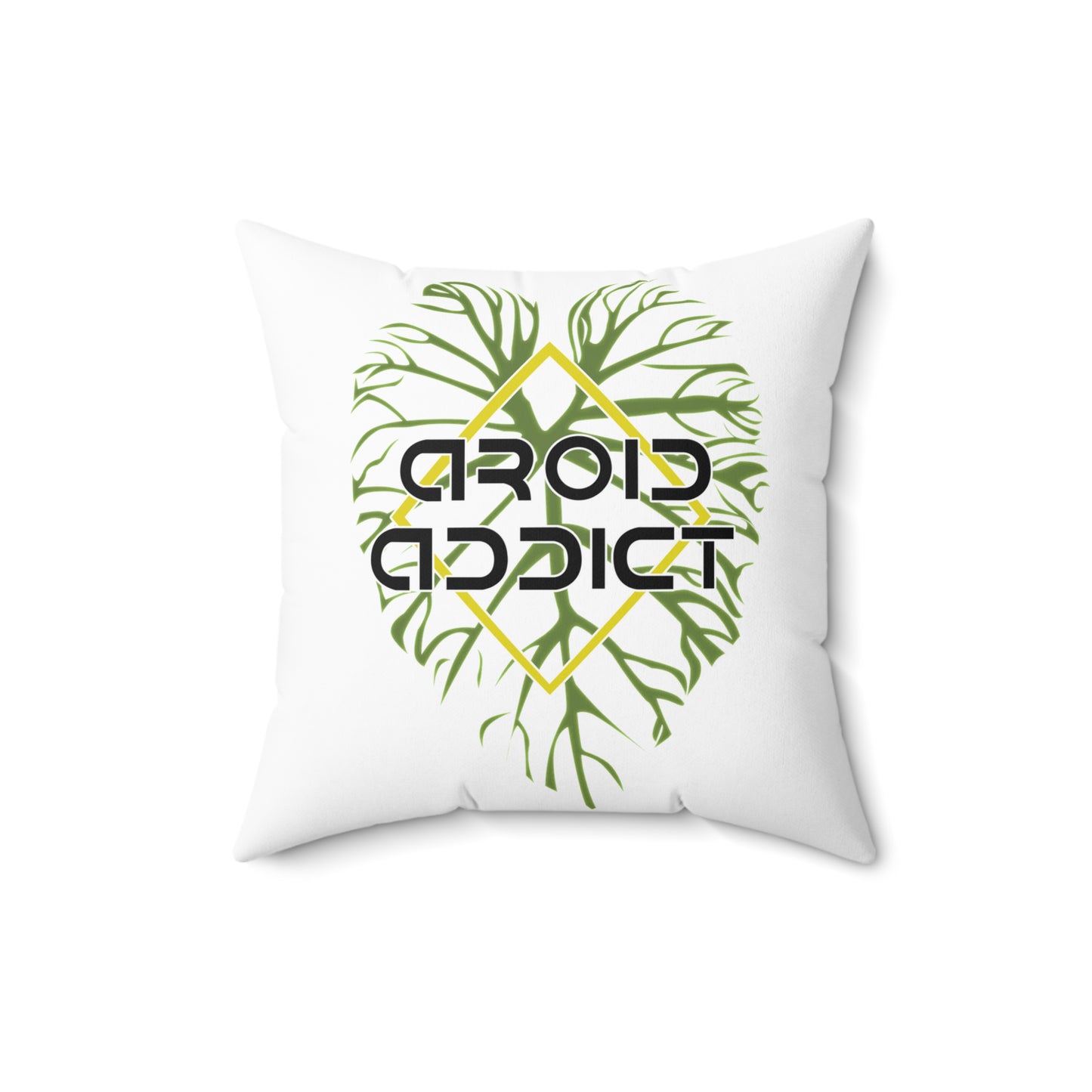 Philodendron Verrucosum Plants Spun Polyester Square Pillow