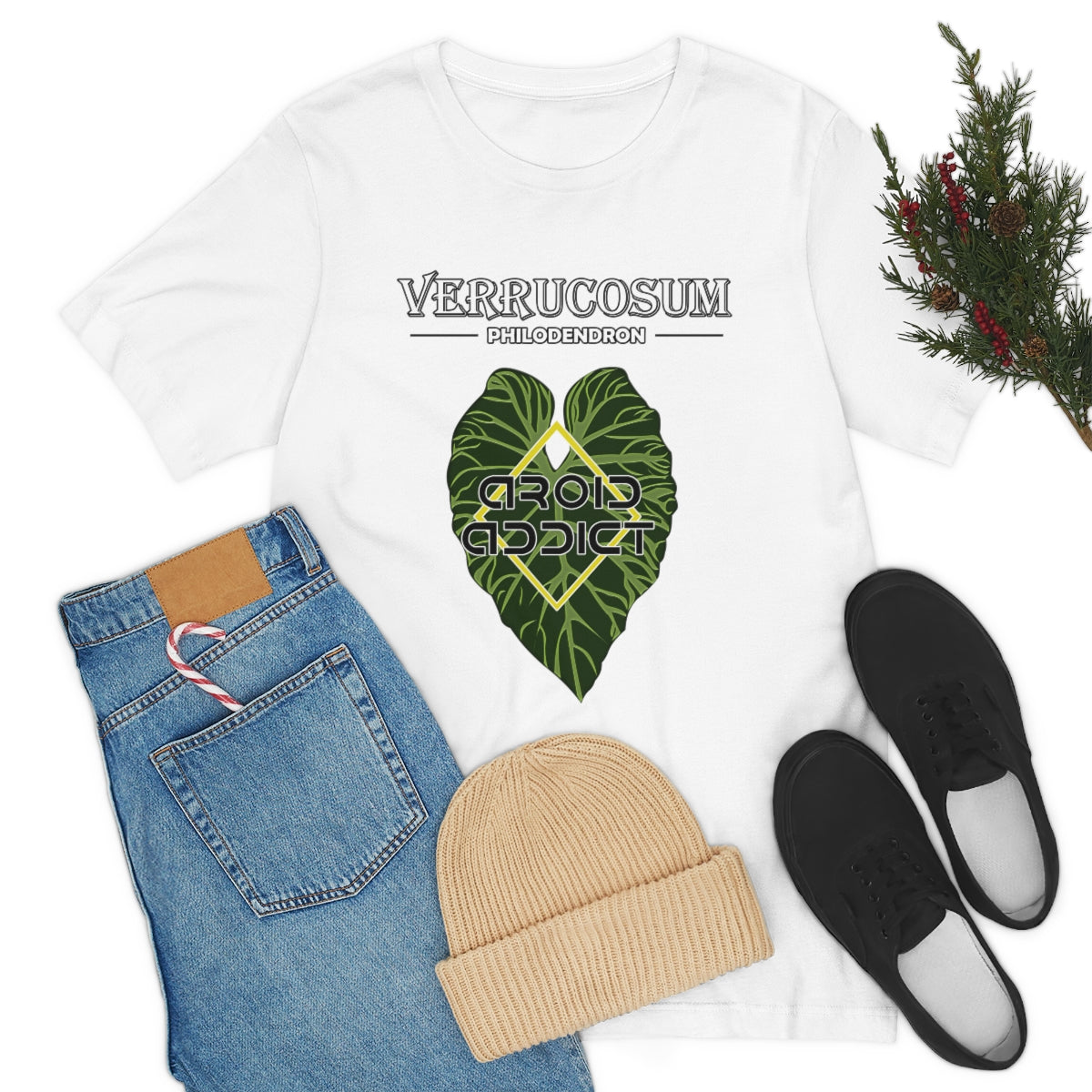 Philodendron Verrucosum Unisex Jersey Short Sleeve Tee