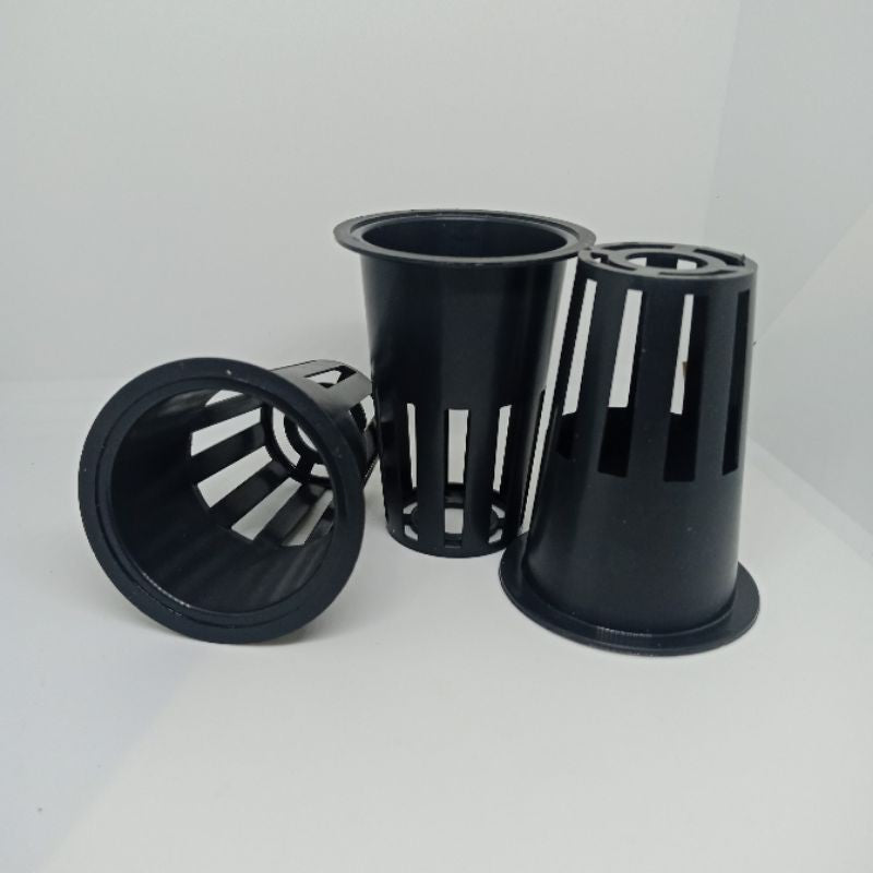 Netpot 7cm Height Black Diameter 5 cm Thick Material - Netpot 7 Cm Hydroponics (50 Pcs)