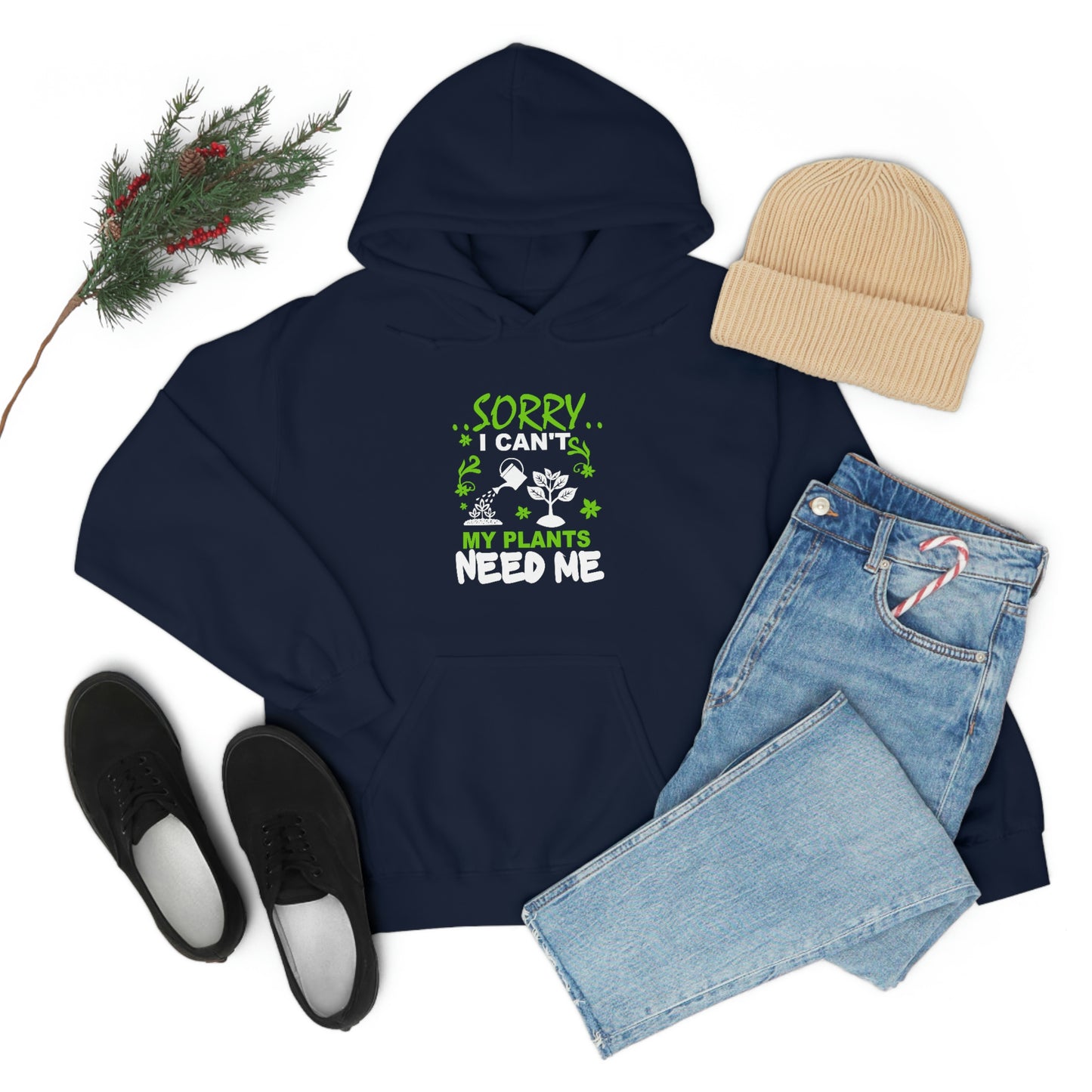 "My Plants Need Me" Unisex Heavy Blend™ Hooded Sweatshirt