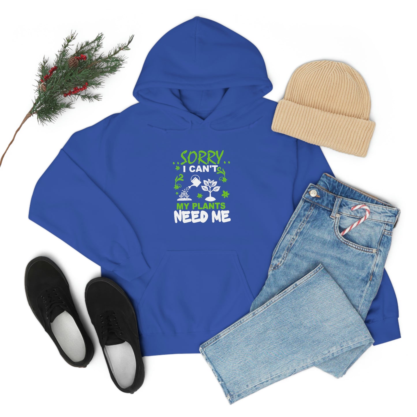 "My Plants Need Me" Unisex Heavy Blend™ Hooded Sweatshirt