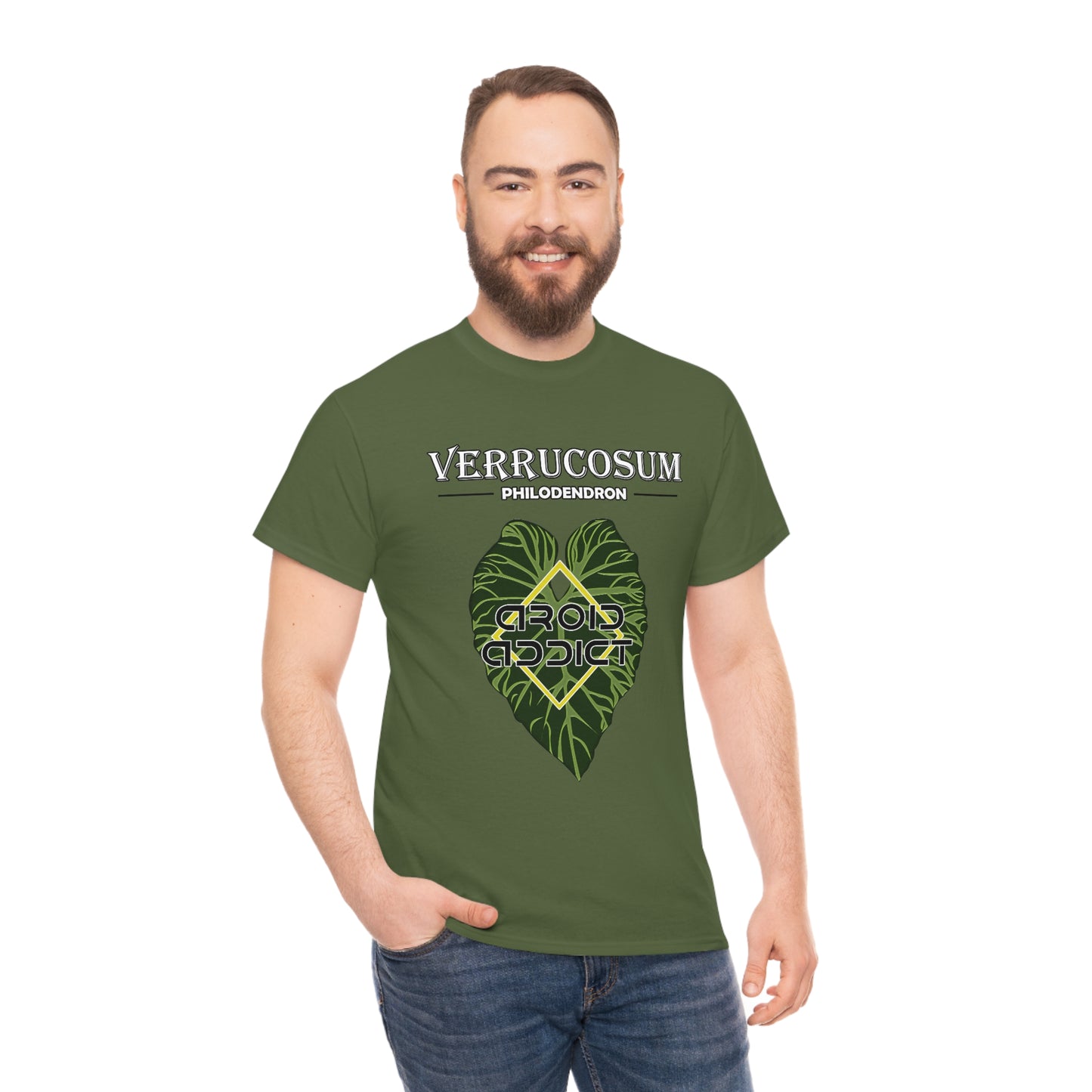 Philodendron Verrucosum Lovers Unisex Heavy Cotton Tee