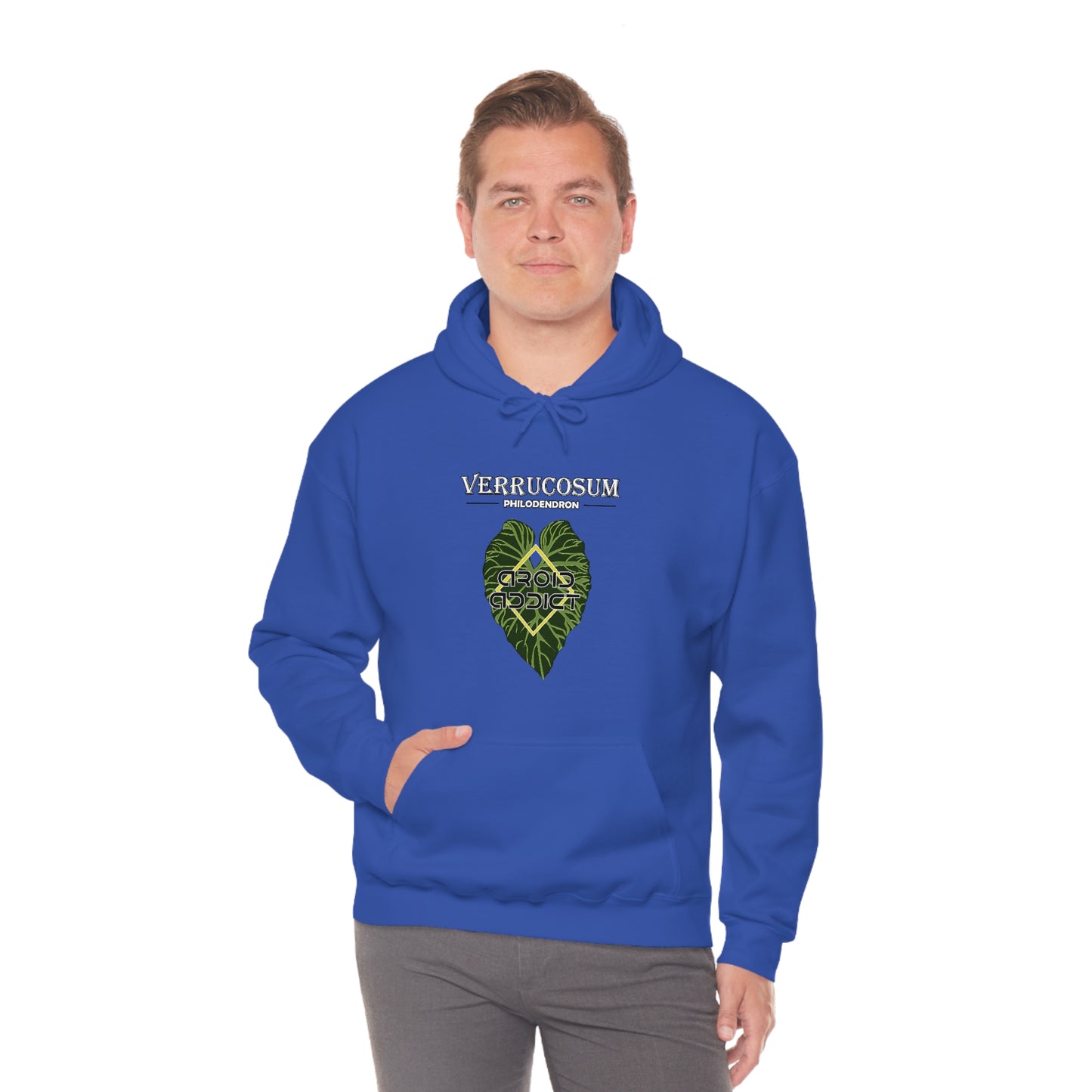 Philodendron Verrucosum Unisex Heavy Blend™ Hooded Sweatshirt