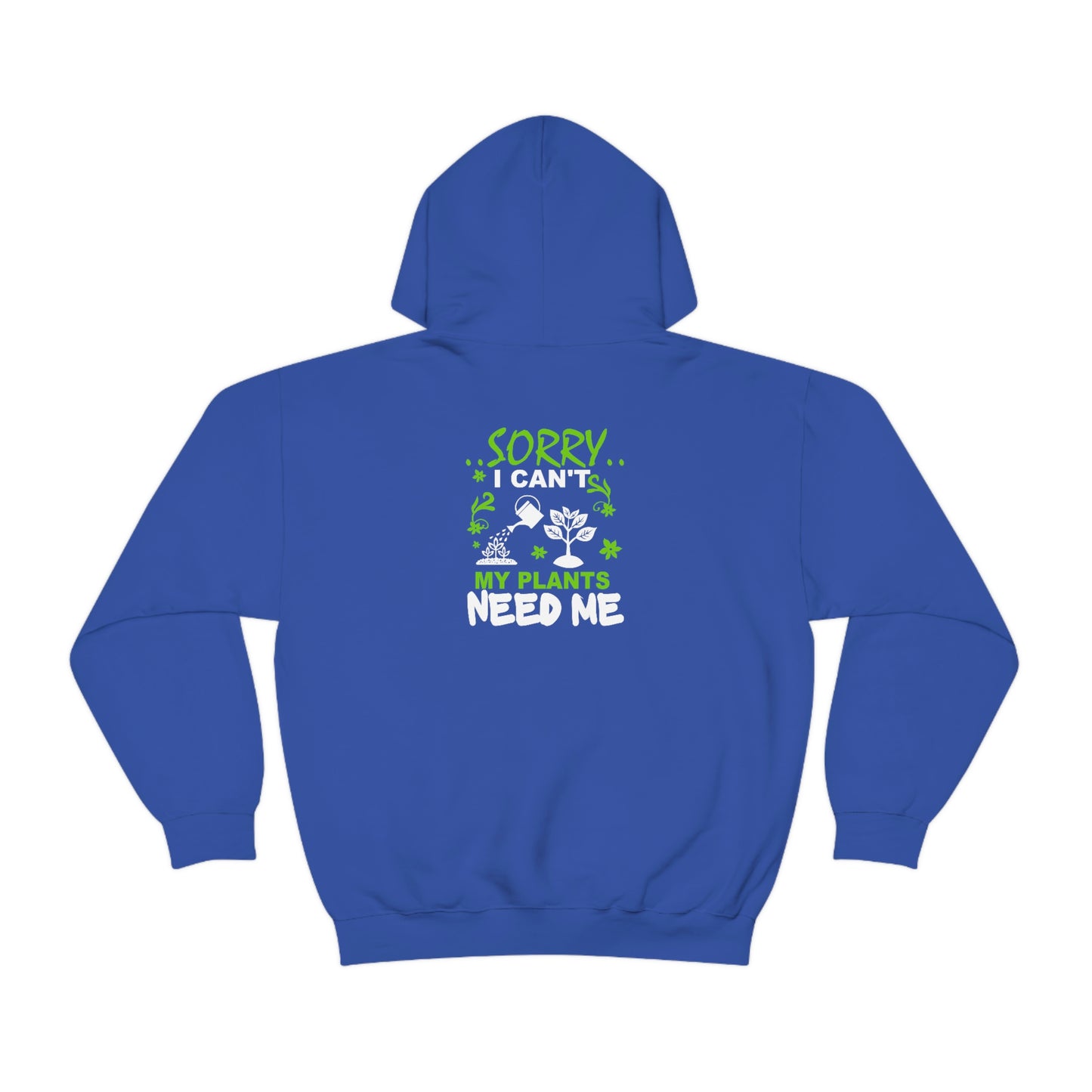 MY PLANTS NEED MY Unisex Heavy Blend™ Hooded Sweatshirt