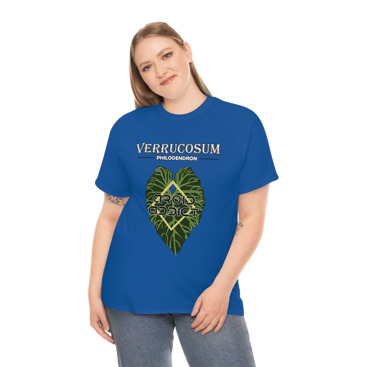 Philodendron Verrucosum Lovers Unisex Heavy Cotton Tee