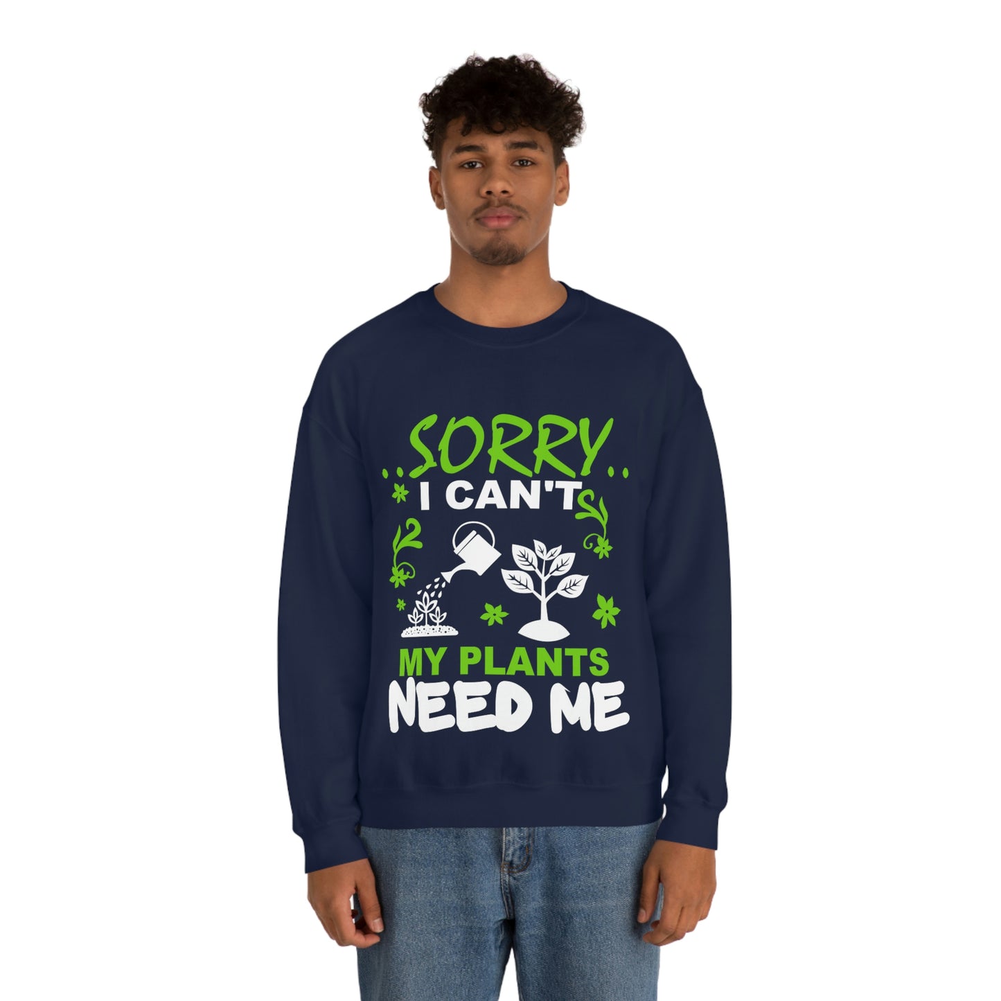 My Plant Need Me Unisex Heavy Blend™ Crewneck Sweatshirt