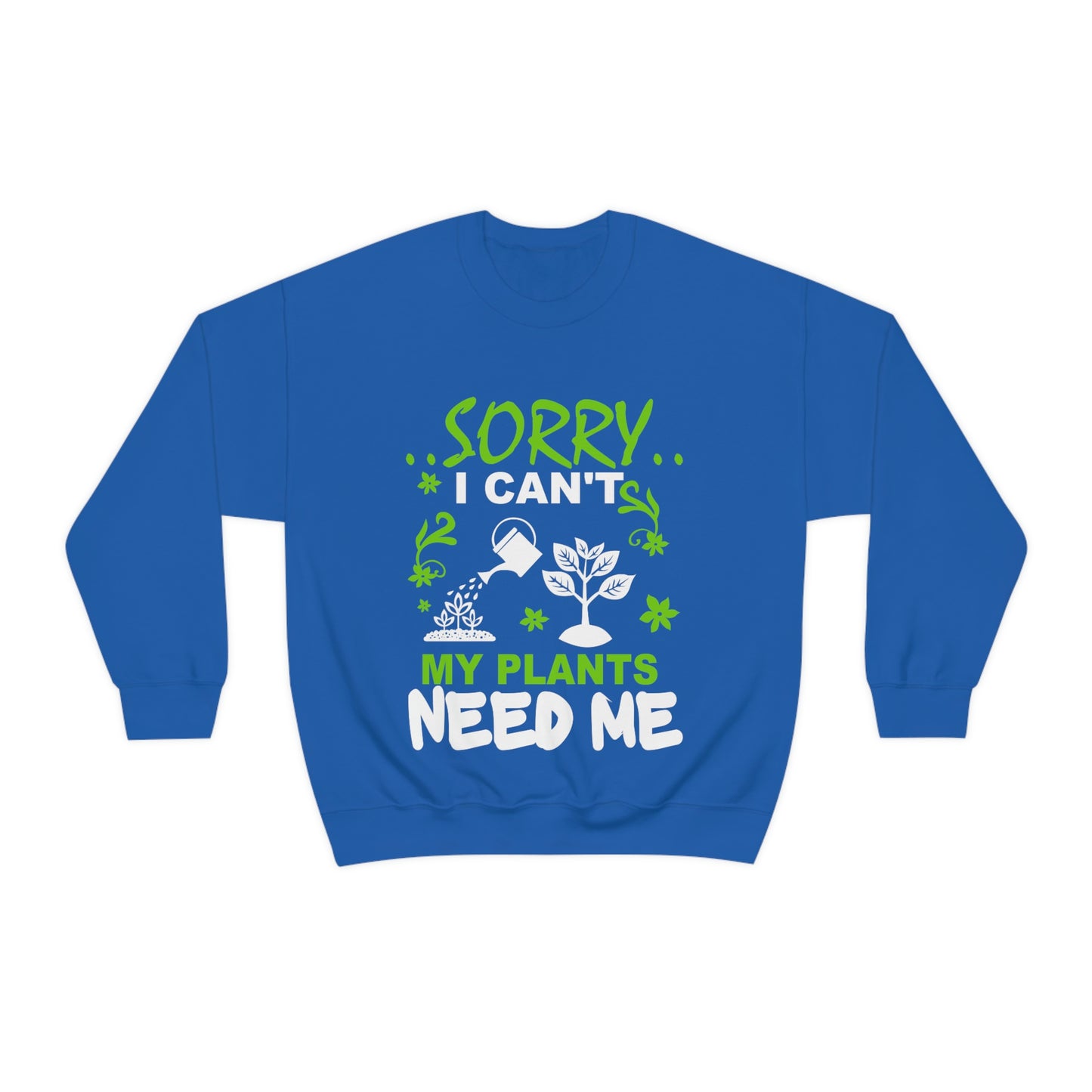 My Plant Need Me Unisex Heavy Blend™ Crewneck Sweatshirt