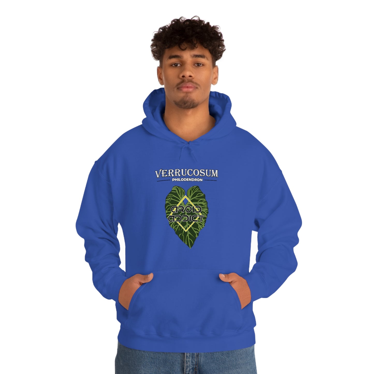 Philodendron Verrucosum Unisex Heavy Blend™ Hooded Sweatshirt