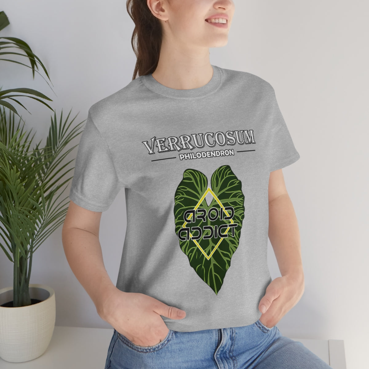 Philodendron Verrucosum Unisex Jersey Short Sleeve Tee