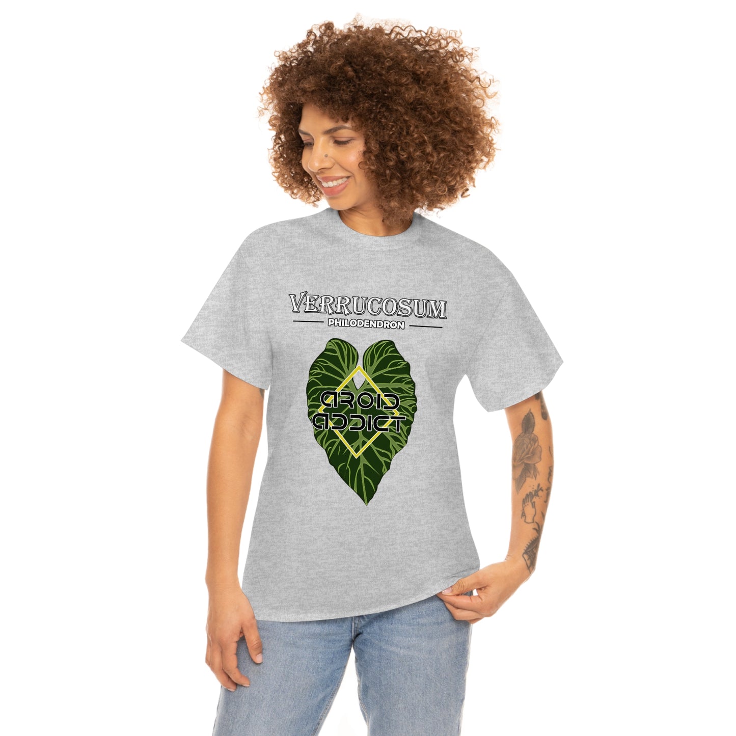 Philodendron Verrucosum Lovers Unisex Heavy Cotton Tee