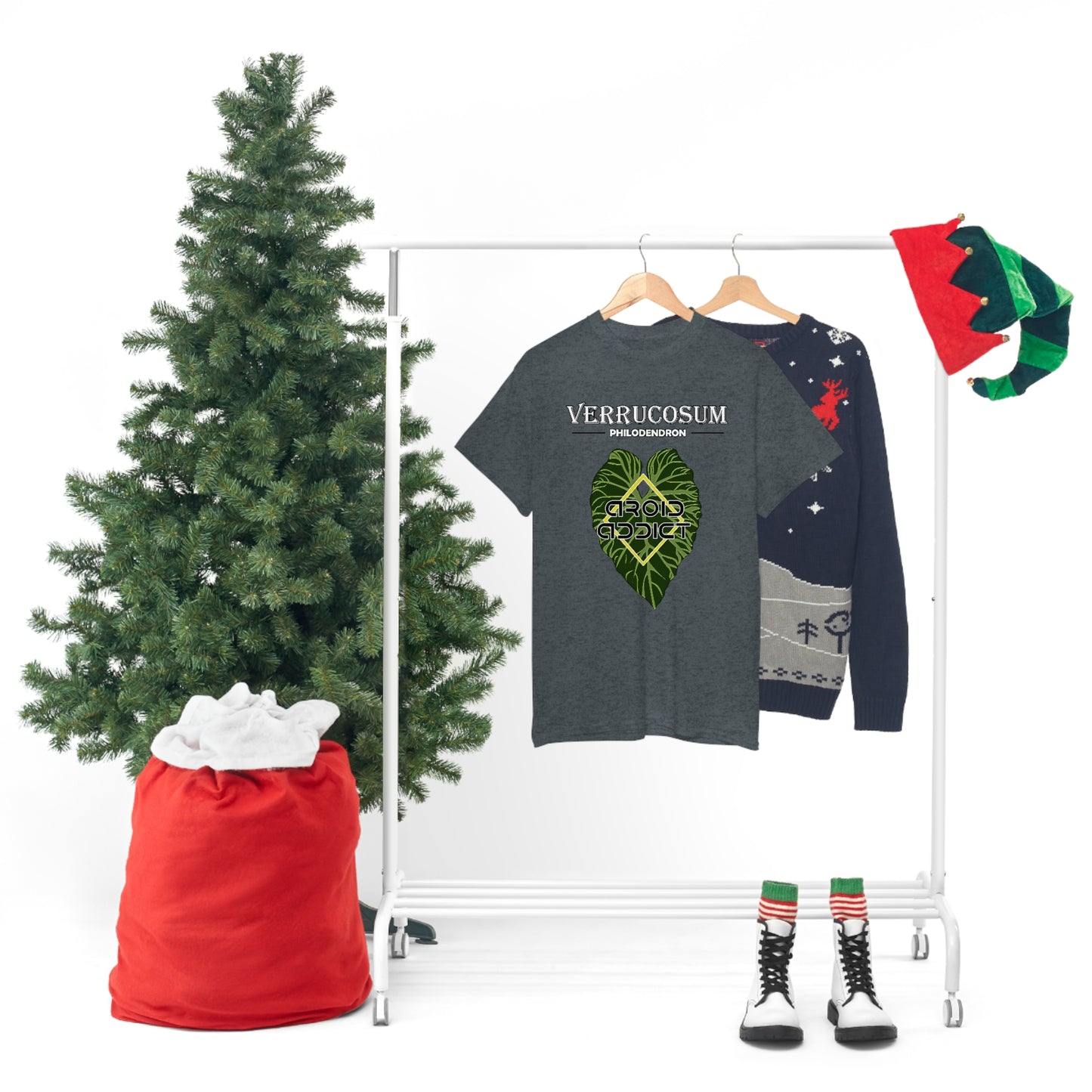 Philodendron Verrucosum Lovers Unisex Heavy Cotton Tee