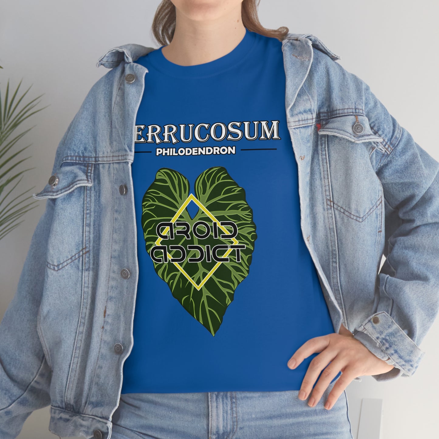 Philodendron Verrucosum Lovers Unisex Heavy Cotton Tee