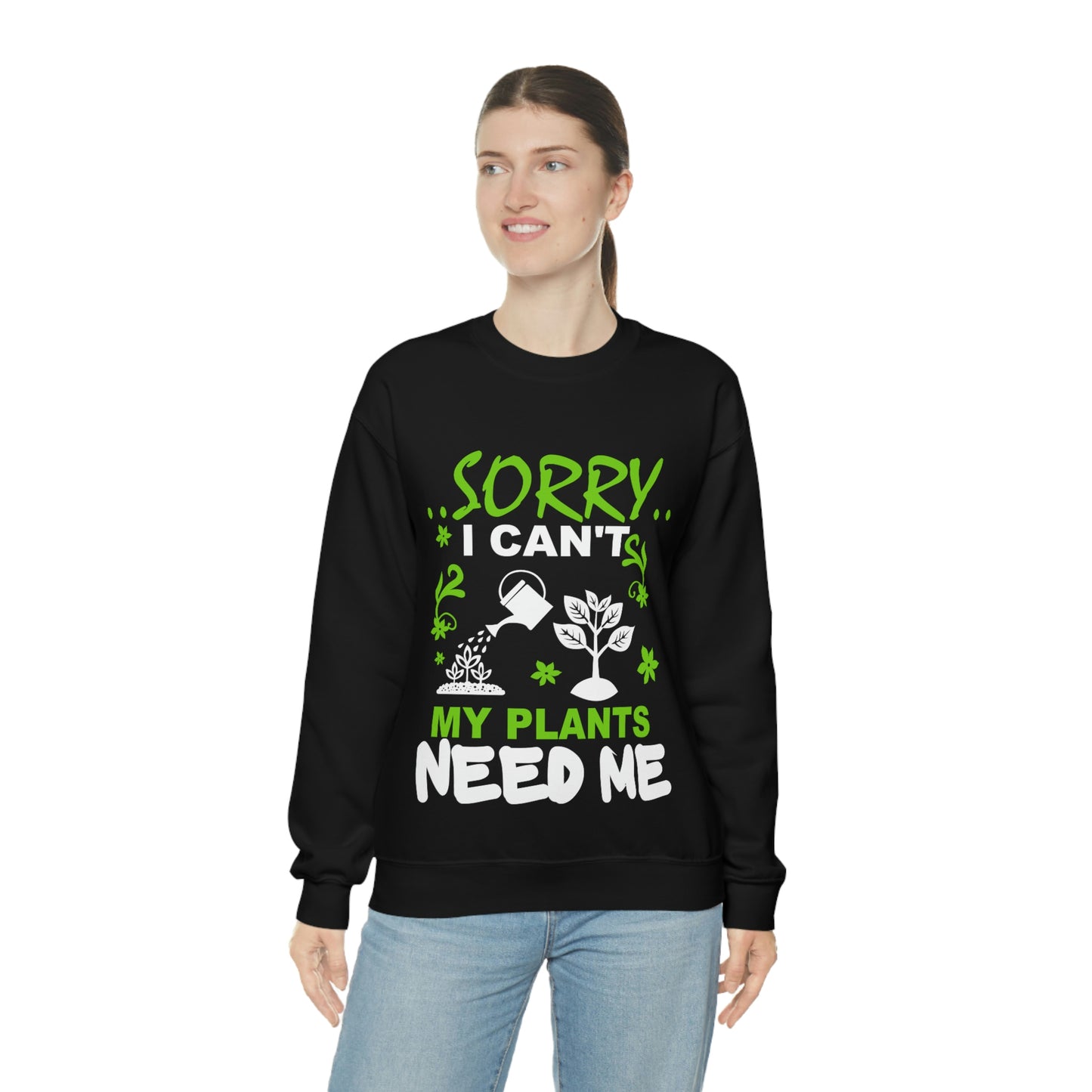 My Plant Need Me Unisex Heavy Blend™ Crewneck Sweatshirt