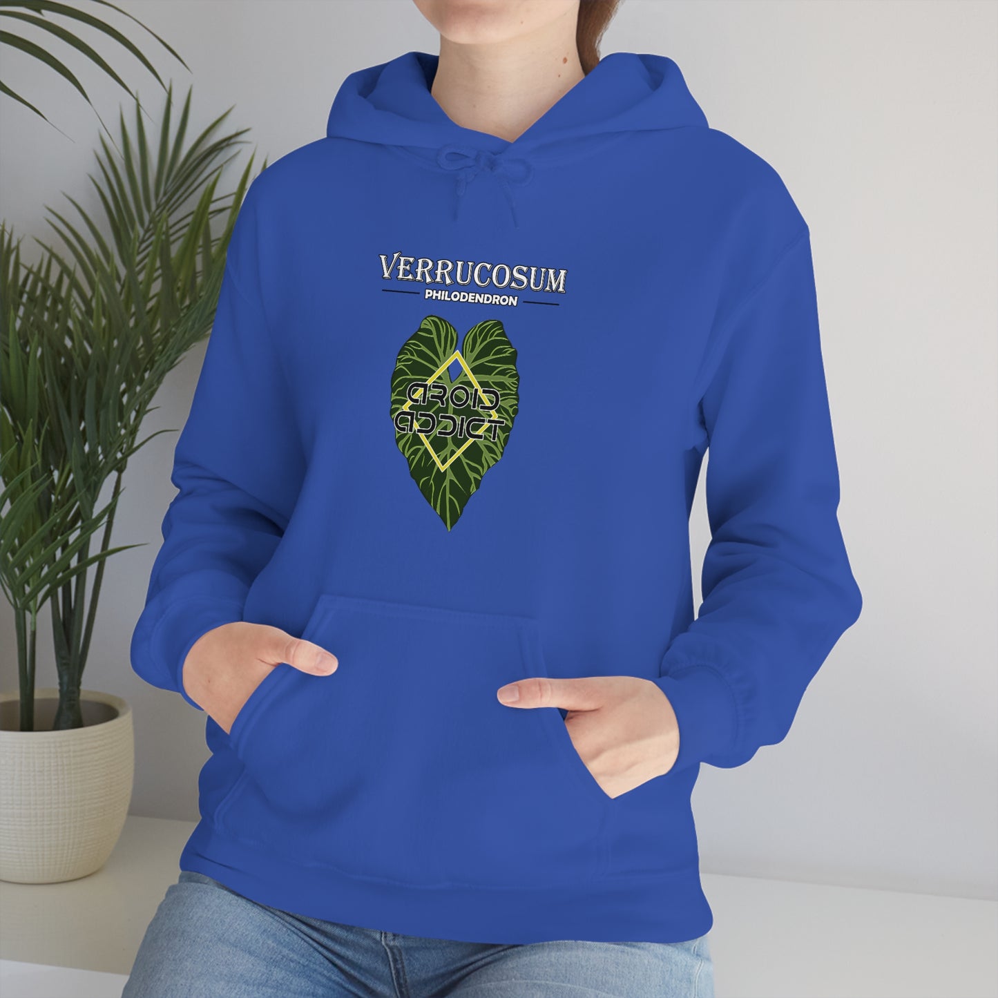 Philodendron Verrucosum Unisex Heavy Blend™ Hooded Sweatshirt