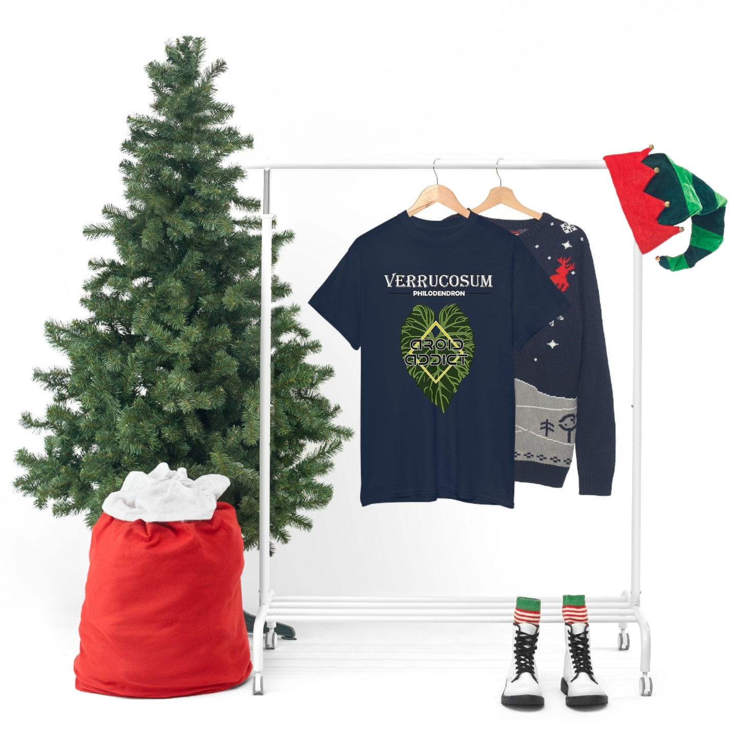 Philodendron Verrucosum Lovers Unisex Heavy Cotton Tee