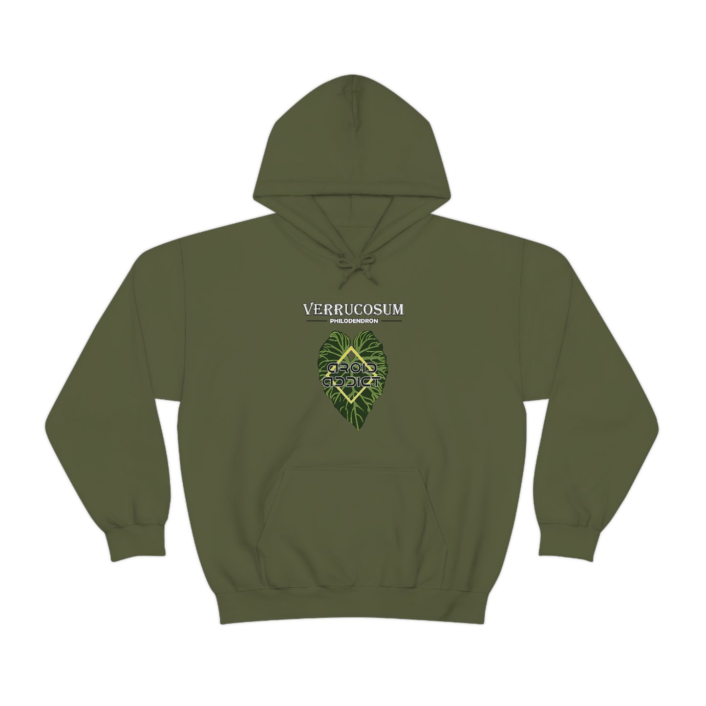 Philodendron Verrucosum Unisex Heavy Blend™ Hooded Sweatshirt