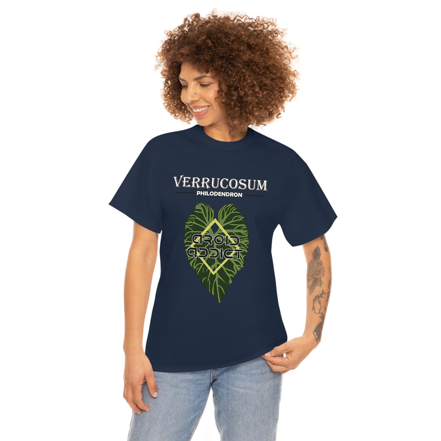 Philodendron Verrucosum Lovers Unisex Heavy Cotton Tee