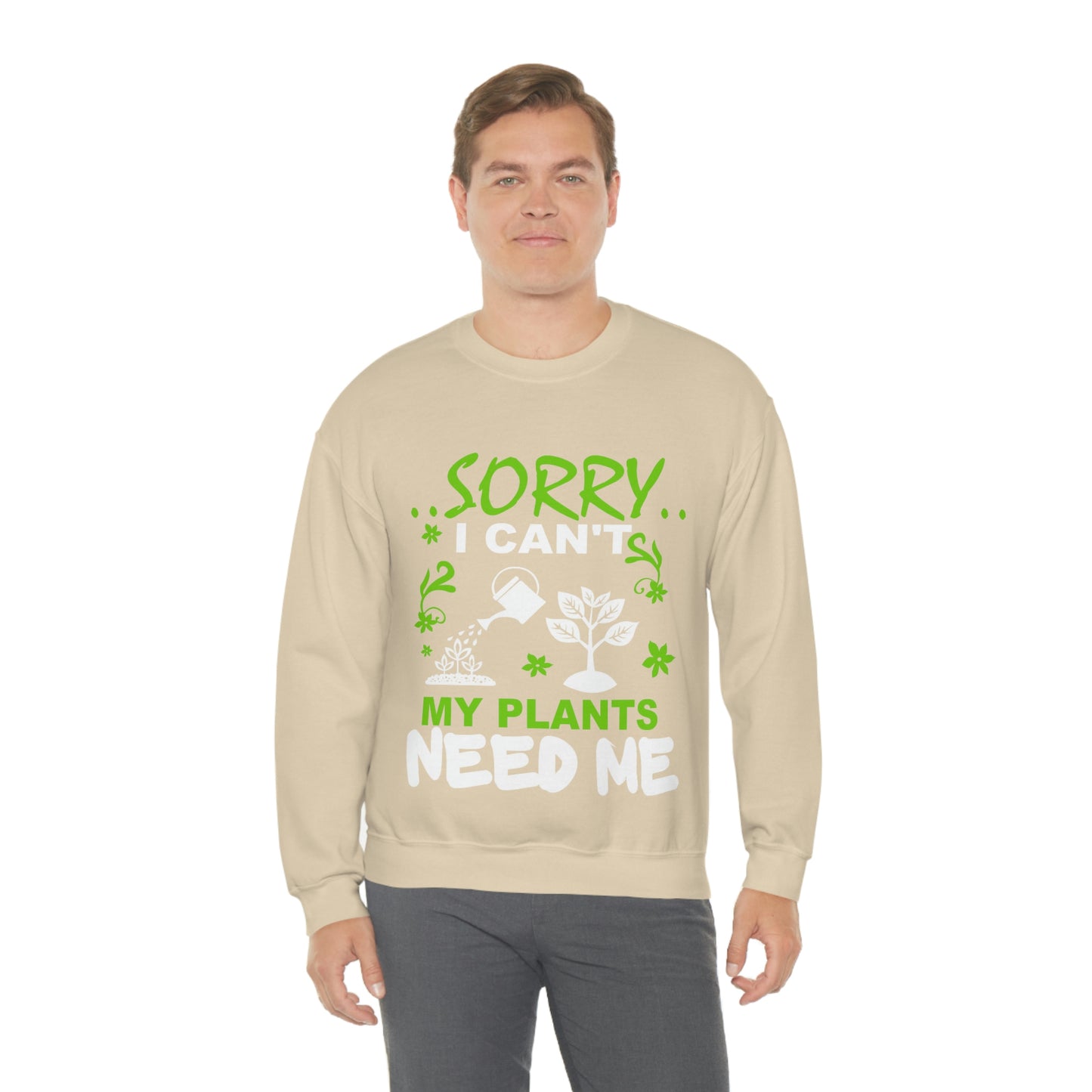 My Plant Need Me Unisex Heavy Blend™ Crewneck Sweatshirt