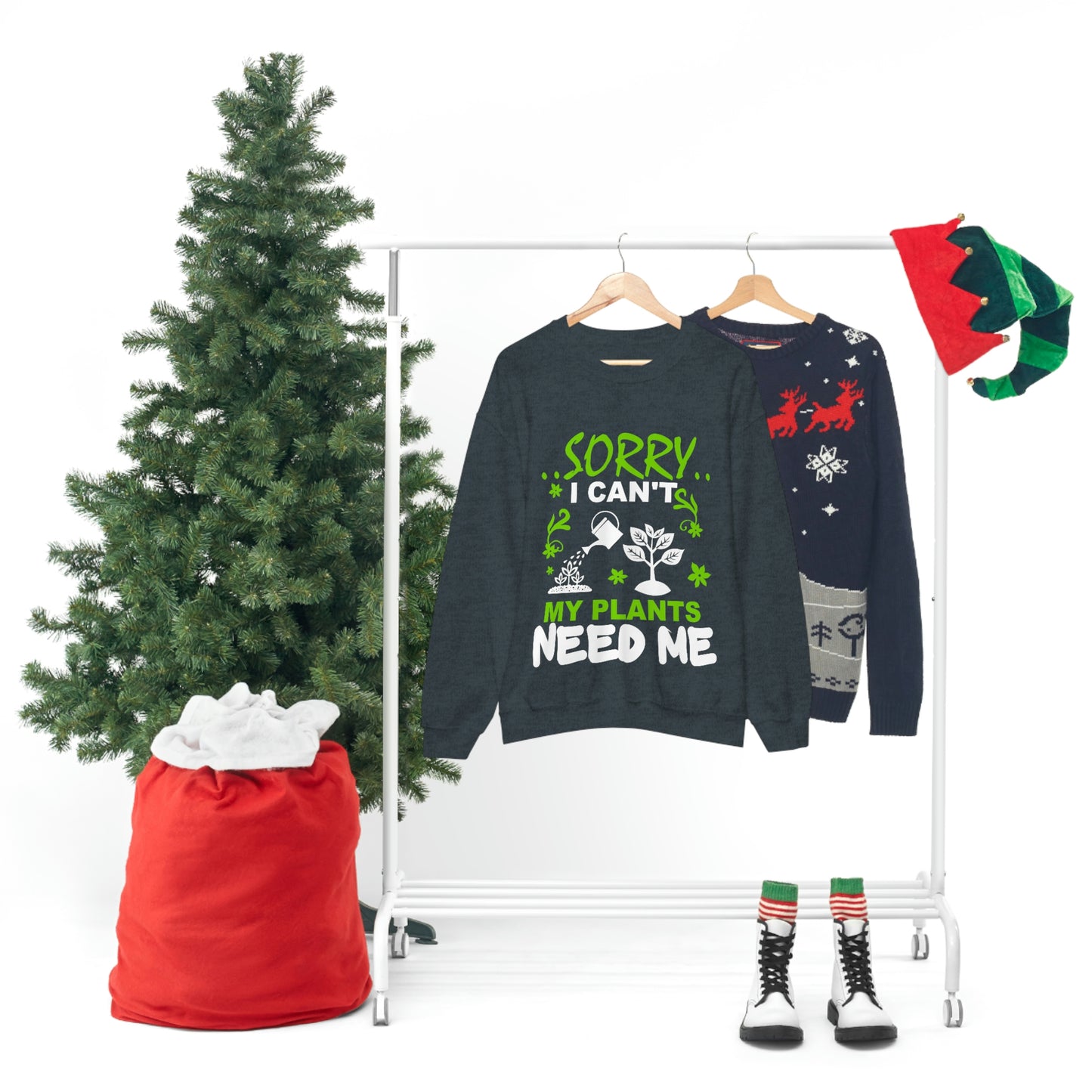 My Plant Need Me Unisex Heavy Blend™ Crewneck Sweatshirt
