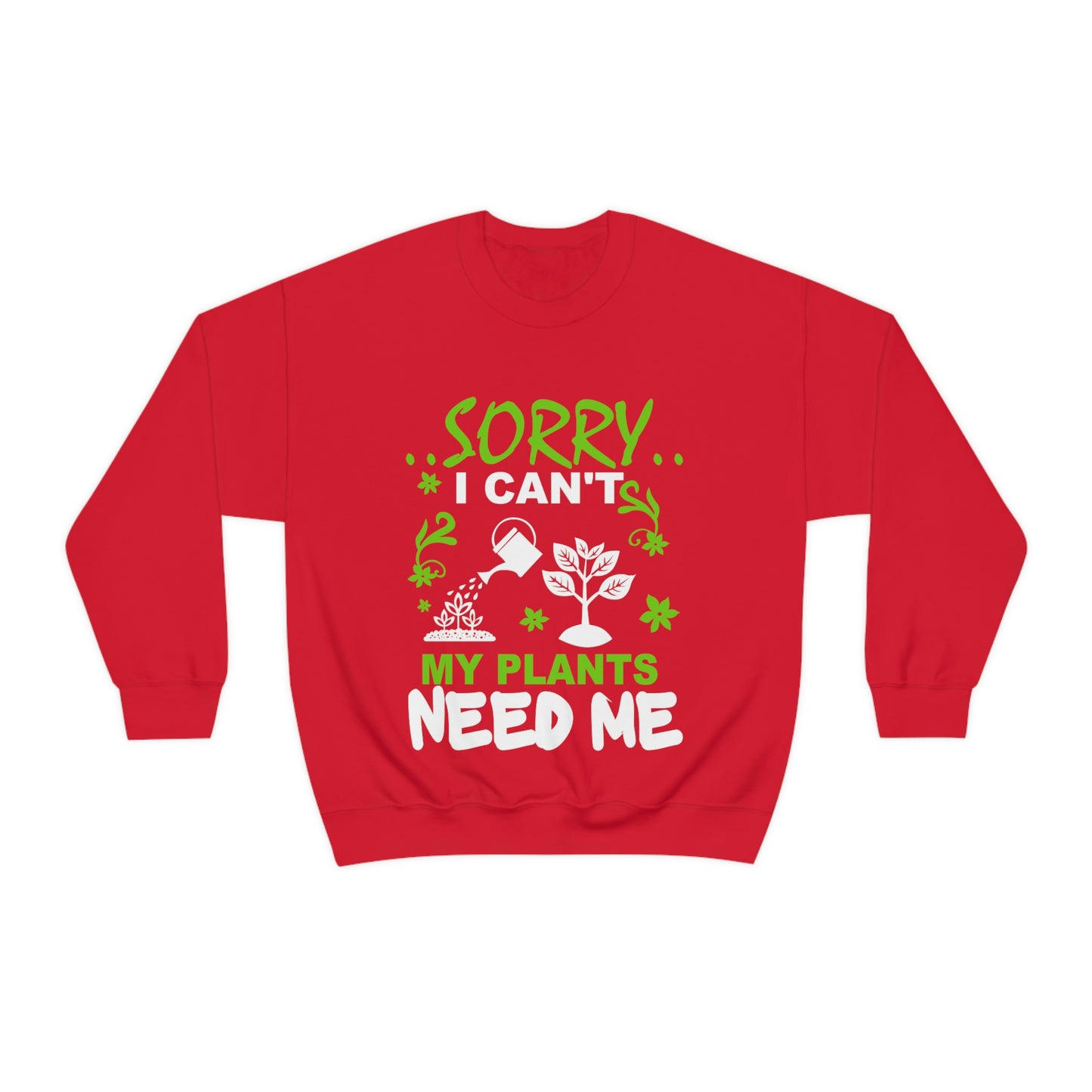 My Plant Need Me Unisex Heavy Blend™ Crewneck Sweatshirt