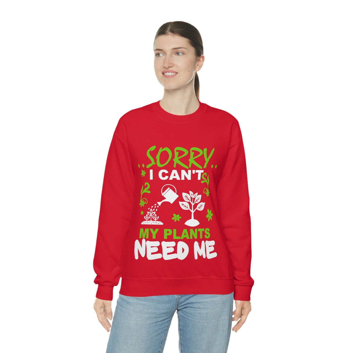 My Plant Need Me Unisex Heavy Blend™ Crewneck Sweatshirt