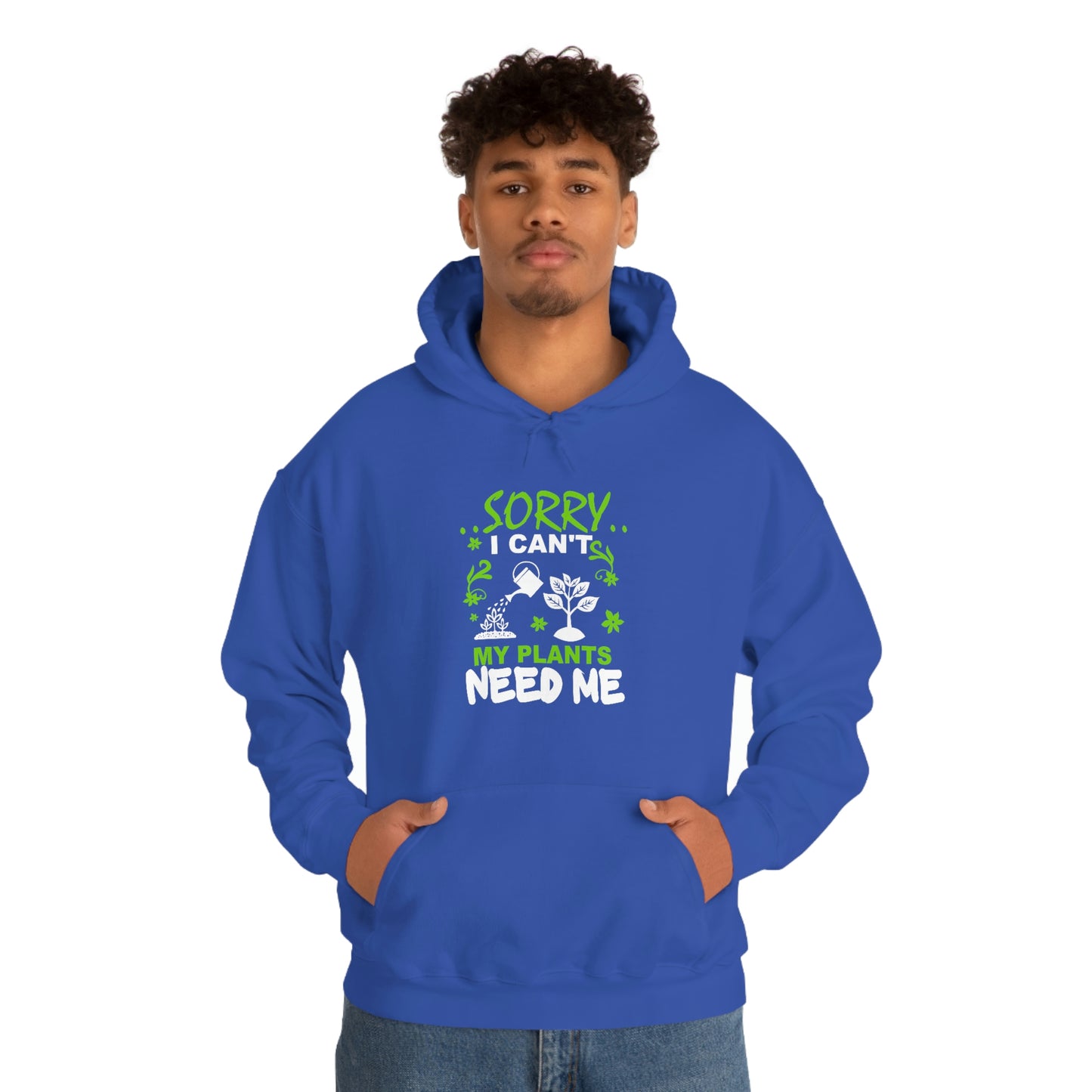 "My Plants Need Me" Unisex Heavy Blend™ Hooded Sweatshirt