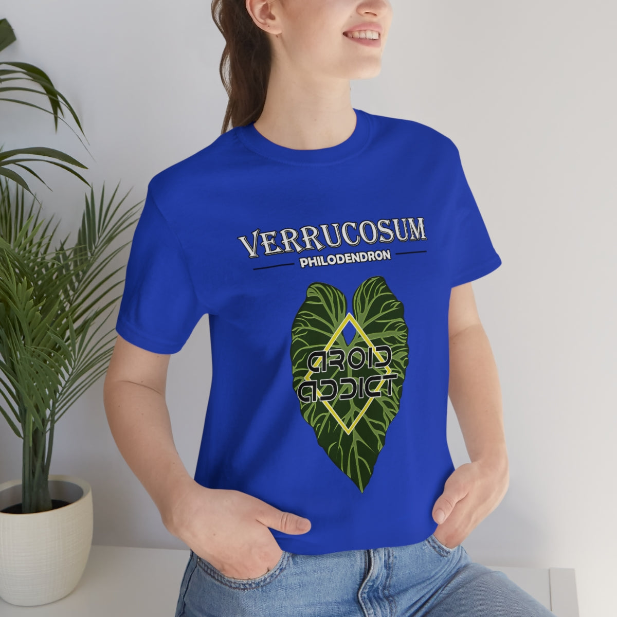 Philodendron Verrucosum Unisex Jersey Short Sleeve Tee