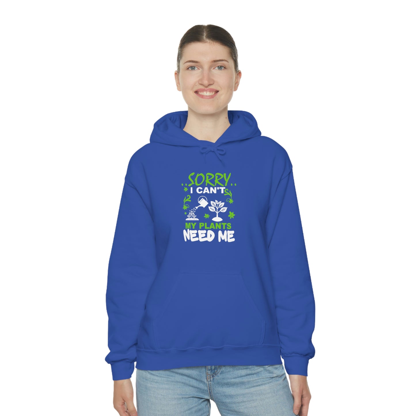 "My Plants Need Me" Unisex Heavy Blend™ Hooded Sweatshirt