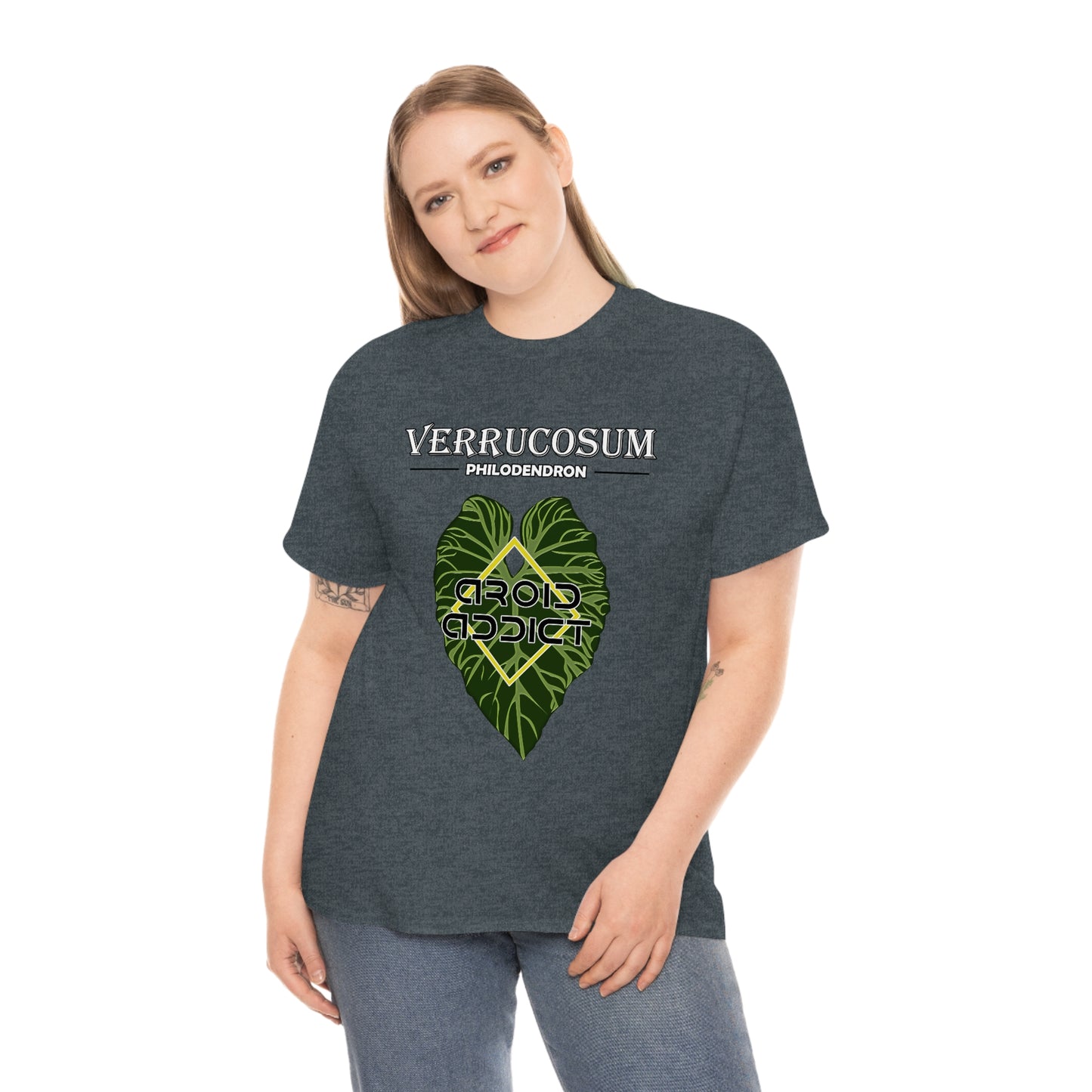 Philodendron Verrucosum Lovers Unisex Heavy Cotton Tee