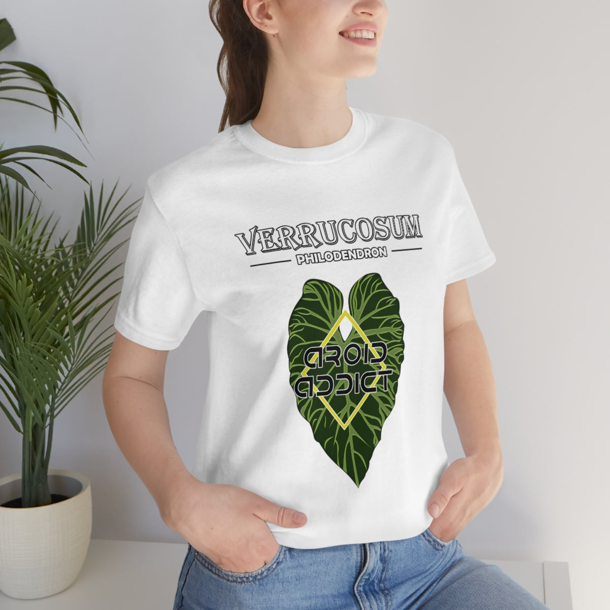 Philodendron Verrucosum Unisex Jersey Short Sleeve Tee