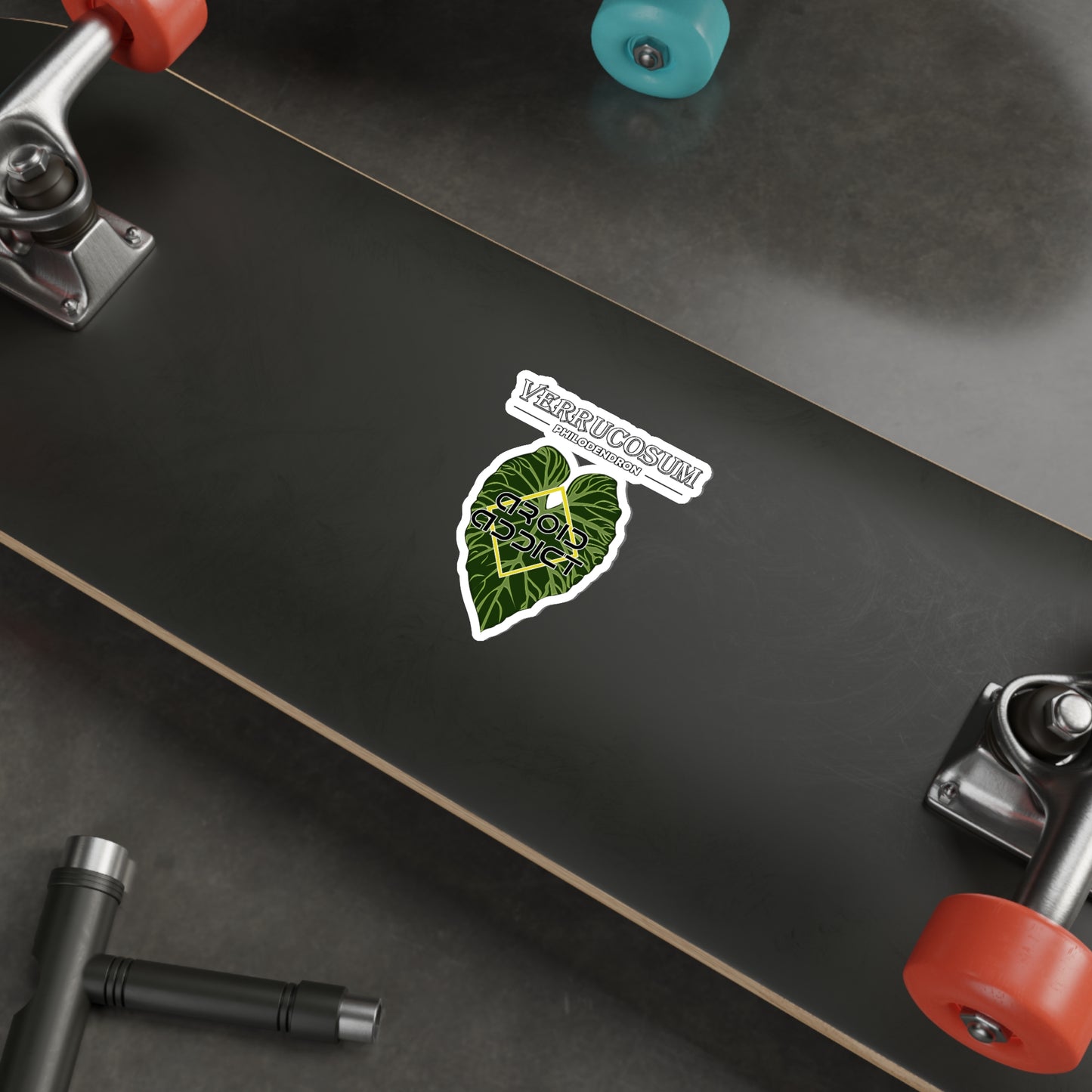 Die-Cut Stickers Philodendron Verrucosum