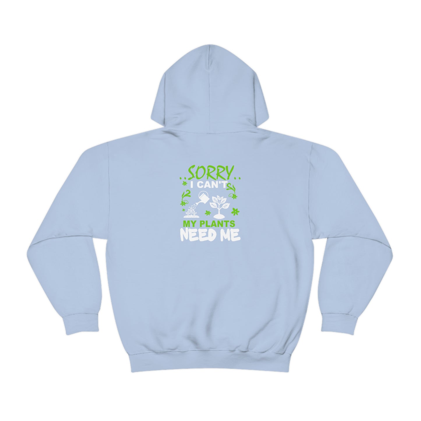 MY PLANTS NEED MY Unisex Heavy Blend™ Hooded Sweatshirt