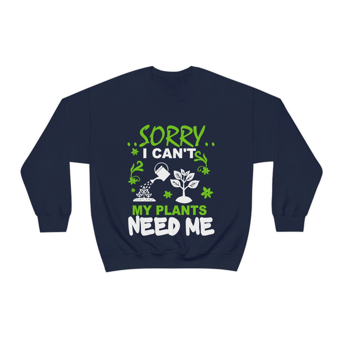 My Plant Need Me Unisex Heavy Blend™ Crewneck Sweatshirt